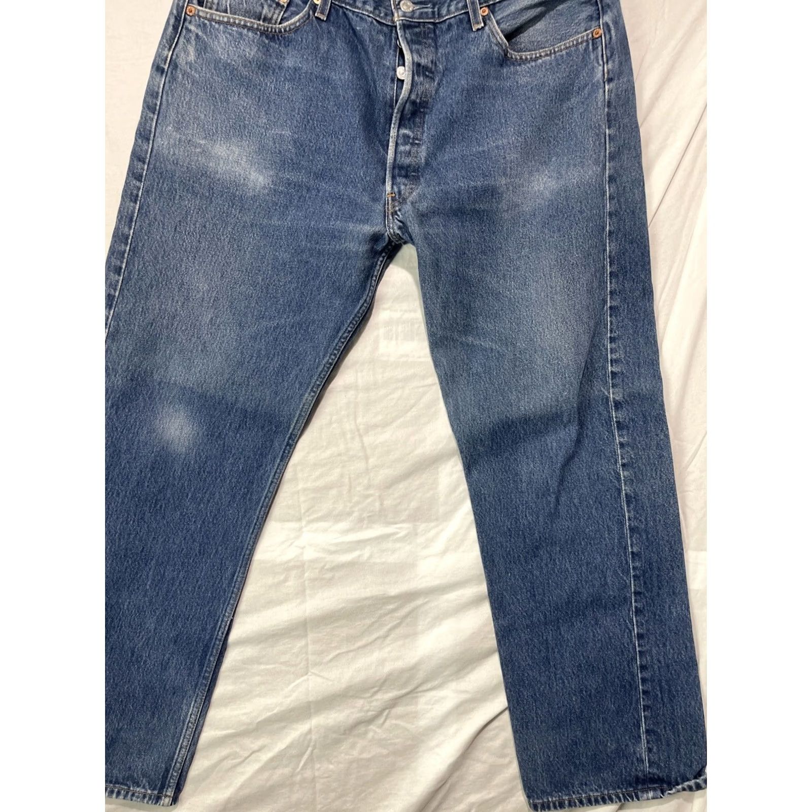 Levi's VINTAGE Levi's 501 Jeans Mens 38x30 Denim Pants Button Fly Red Tab Y2K Size US 38 / EU 54 - 2 Thumbnail