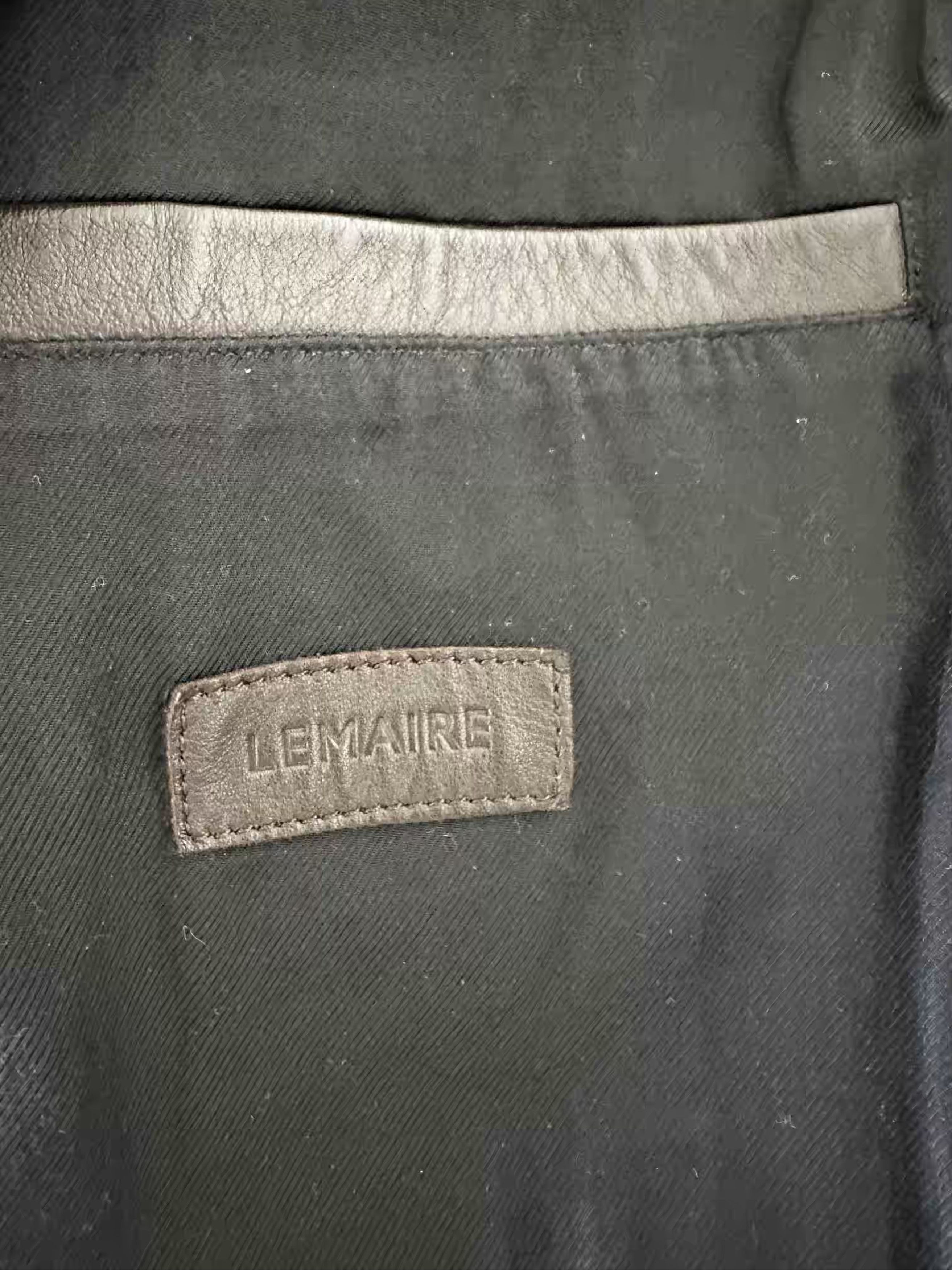 Lemaire Relaxed leather jacket Size US L / EU 52-54 / 3 - 5 Thumbnail