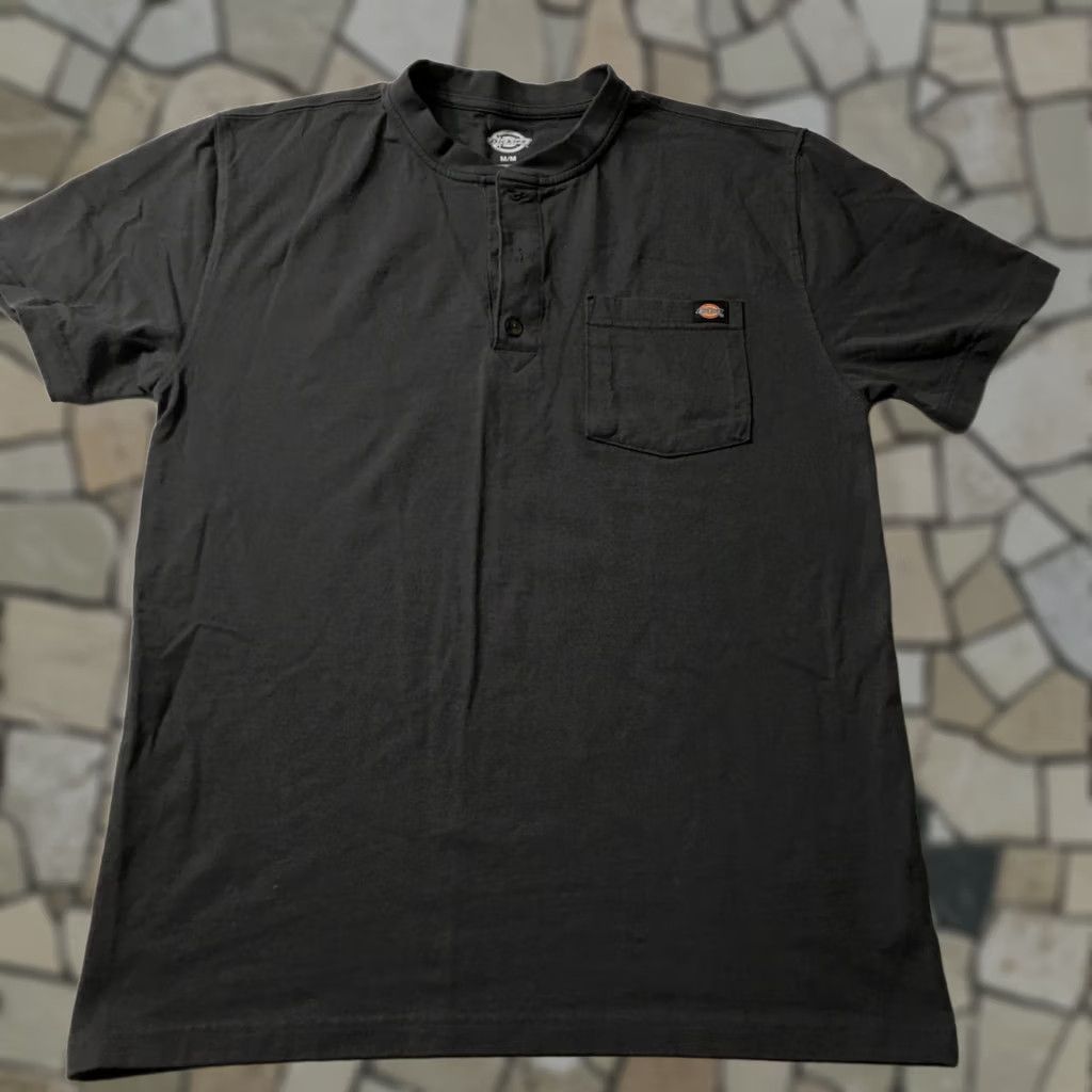 Dickies Dickies Men's Short Sleeve T-Shirt Gray Gray MEDIUM Pocket Performance Cotton Regular Size M Shirts Mens Pro-Grade Vintage No Size US M / EU 48-50 / 2 - 1 Thumbnail
