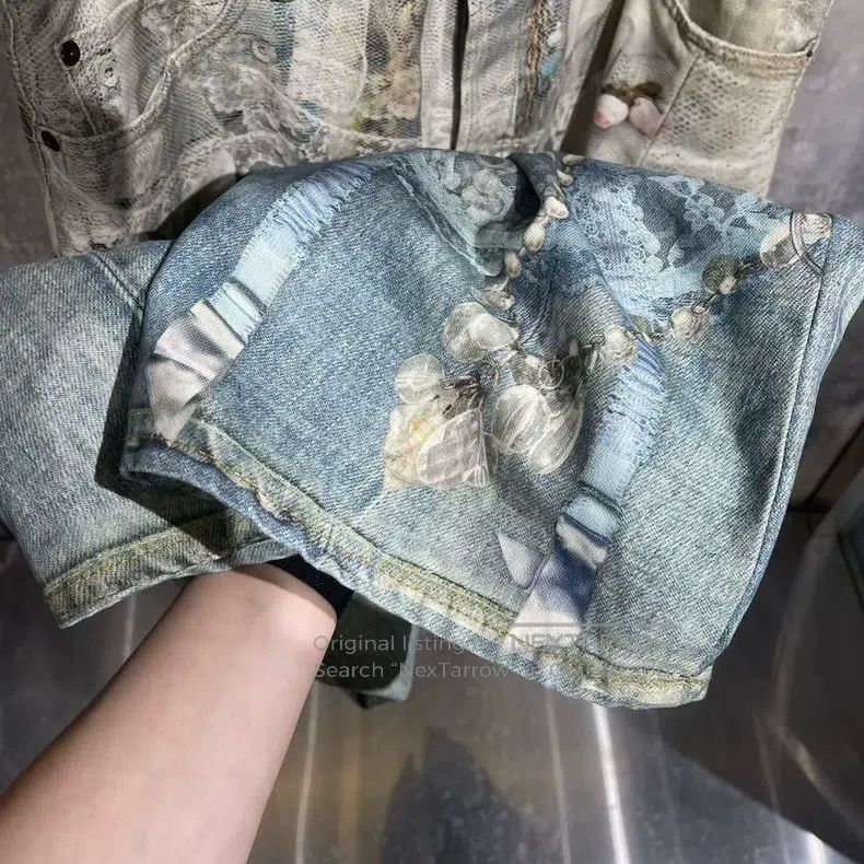 Acne Studios Acne Studios Lace 3D Printed Jeans Size US 32 / EU 48 - 6 Thumbnail