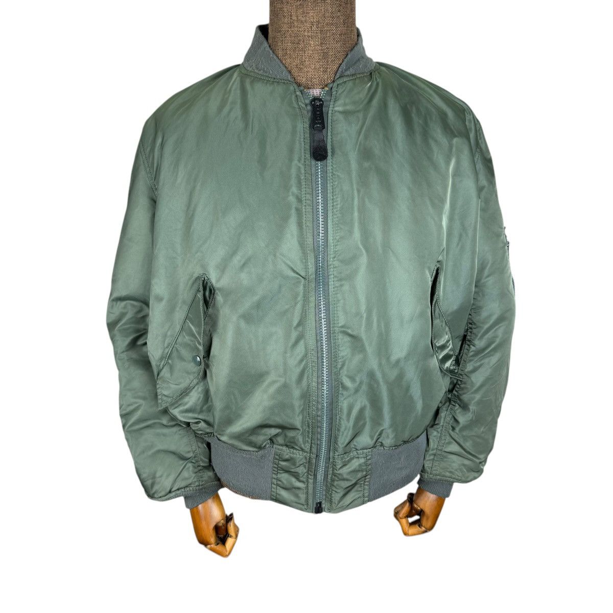 Alpha Industries 🌟ALPHA INDUSTRIES REVERSIBLE TYPE MA 1 FLYER BOMBER JACKET Size US XL / EU 56 / 4 - 4 Thumbnail