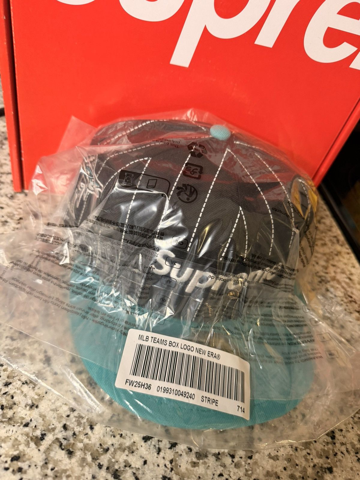 Supreme Supreme MLB Teams Box Logo New Era 59Fifty Cap Size ONE SIZE - 4 Thumbnail