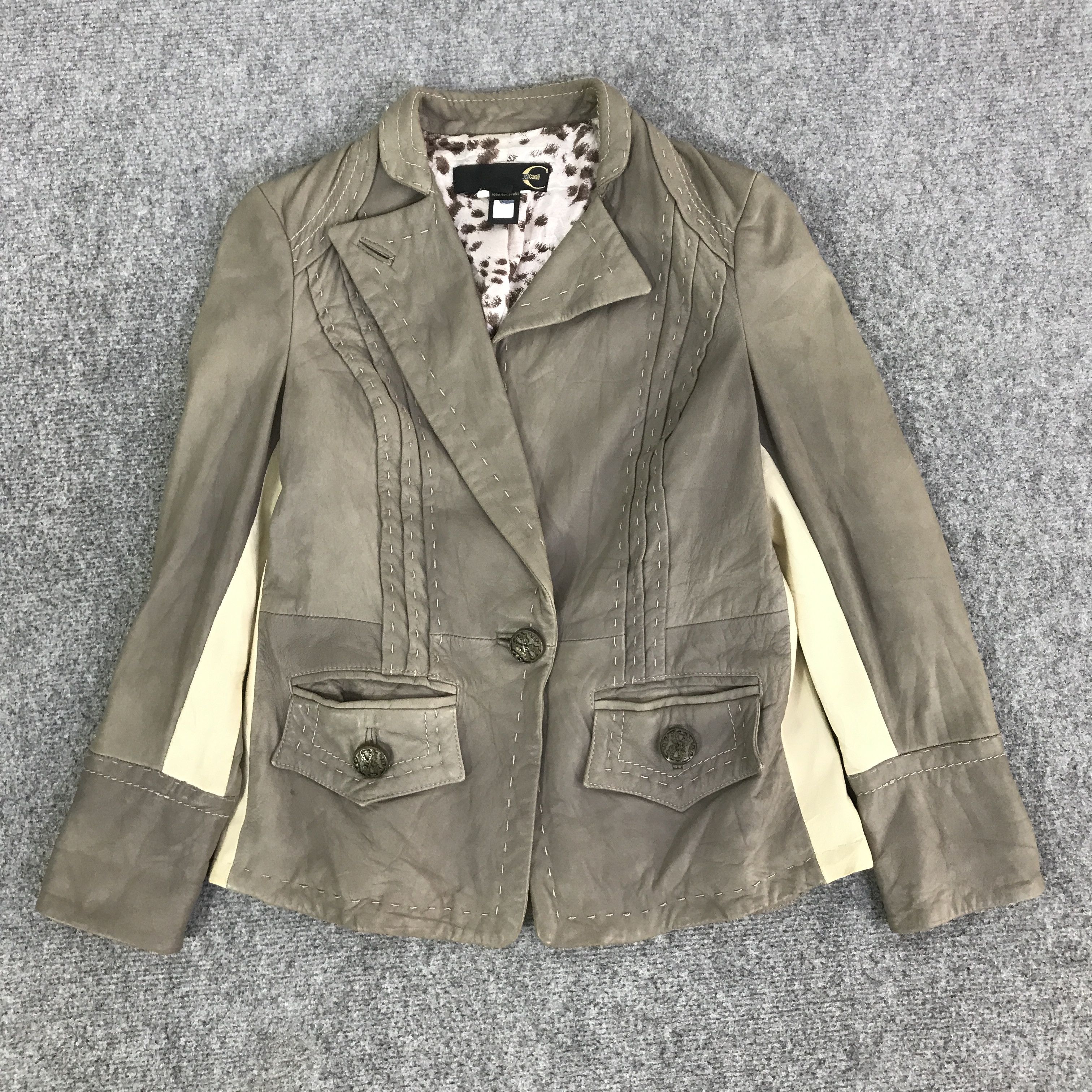 Roberto Cavalli ROBERTO CAVALLI WOMAN BLAZER COAT JACKET K125B5 Size US S / EU 44-46 / 1 - 1 Thumbnail