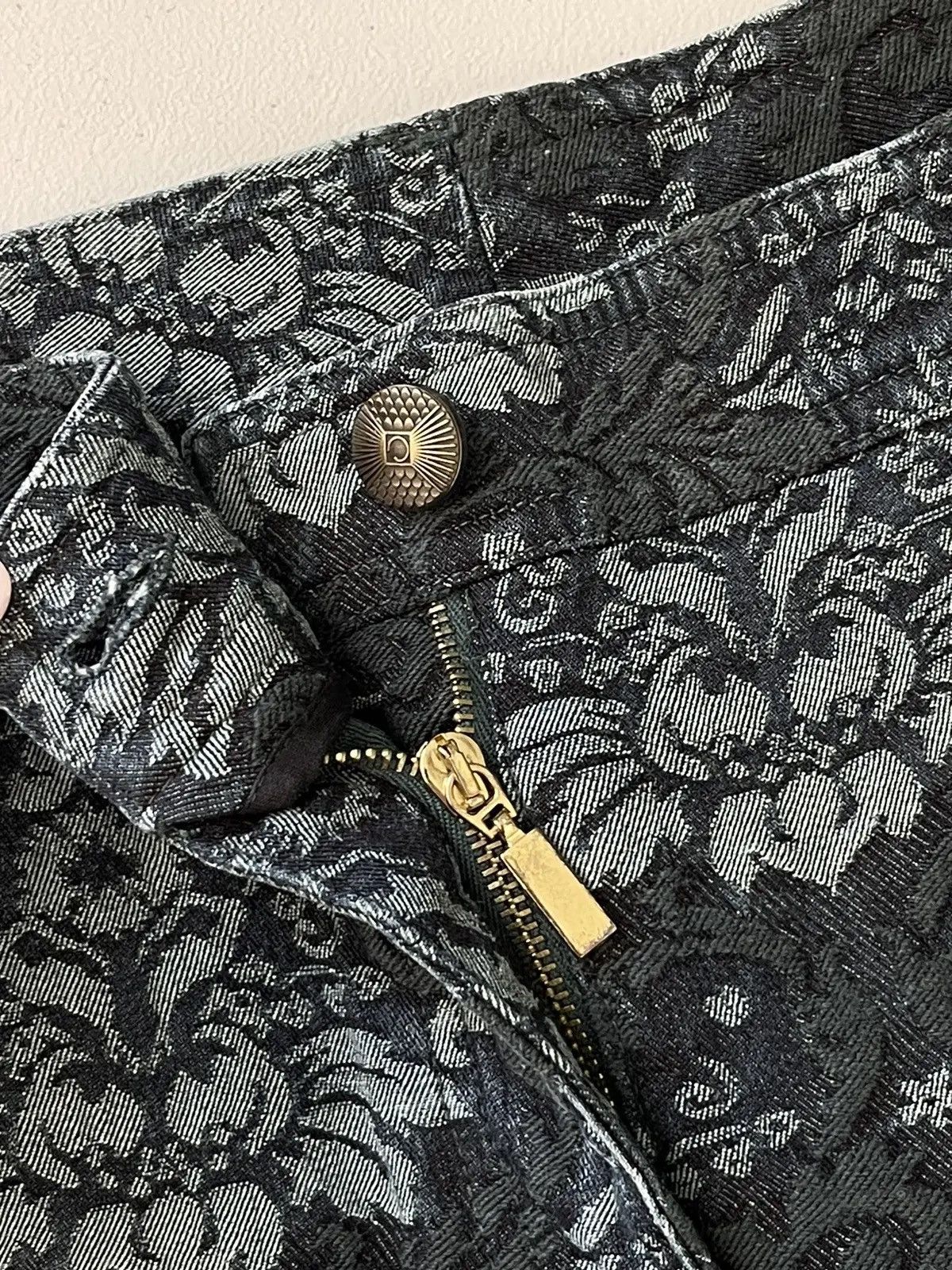 Roberto Cavalli Robero Cavalli Class Trousers Pants Flowers Size 28" / US 6 / IT 42 - 6 Thumbnail