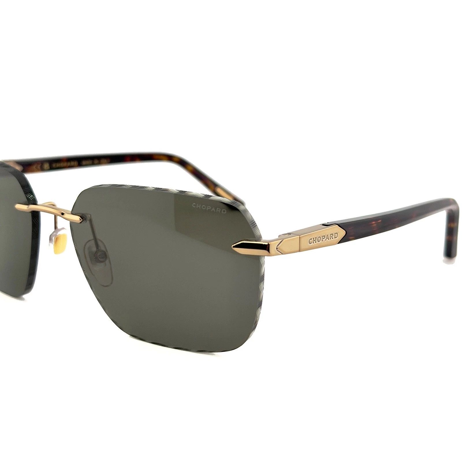 Chopard CHOPARD L.U.C. G62 Aviator Brown SCHG62 Rimless Sunglasses Size ONE SIZE - 6 Thumbnail