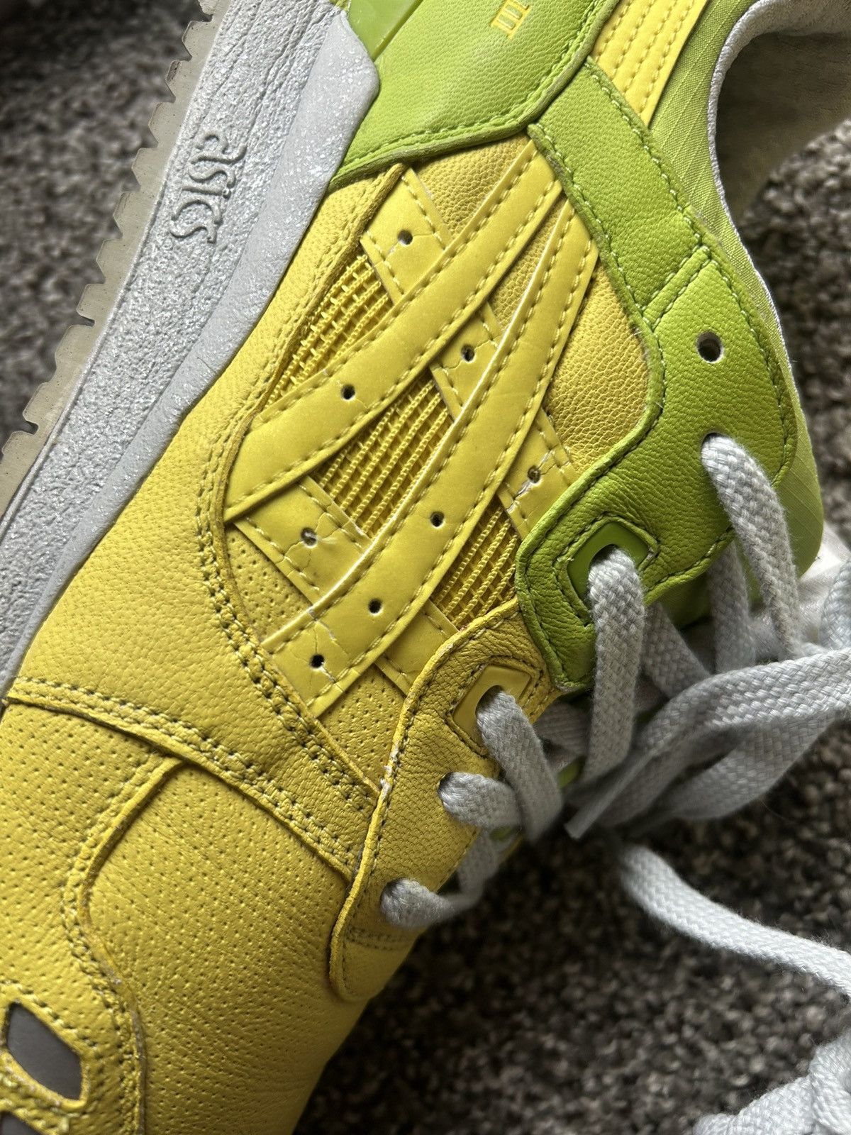 Asics 2012 SLAM JAM SOCiALiSM LEMON LiME GEL LYTE iii 3 H21SK0484 Size US 8 / EU 41 - 5 Thumbnail