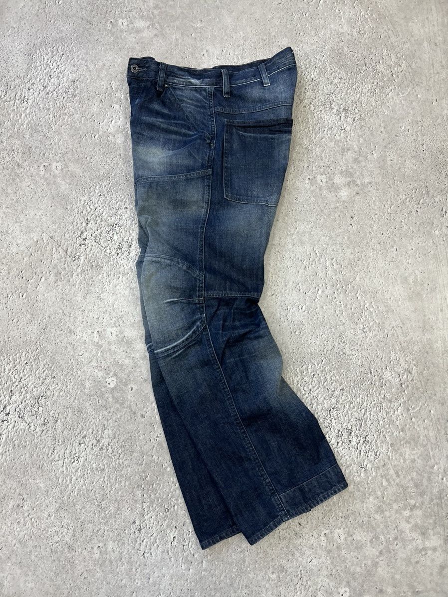 G-Star × Japanese Brand Vintage pants G Star Raw y2k denim flared baggy Cargo Size US 31 - 10 Thumbnail