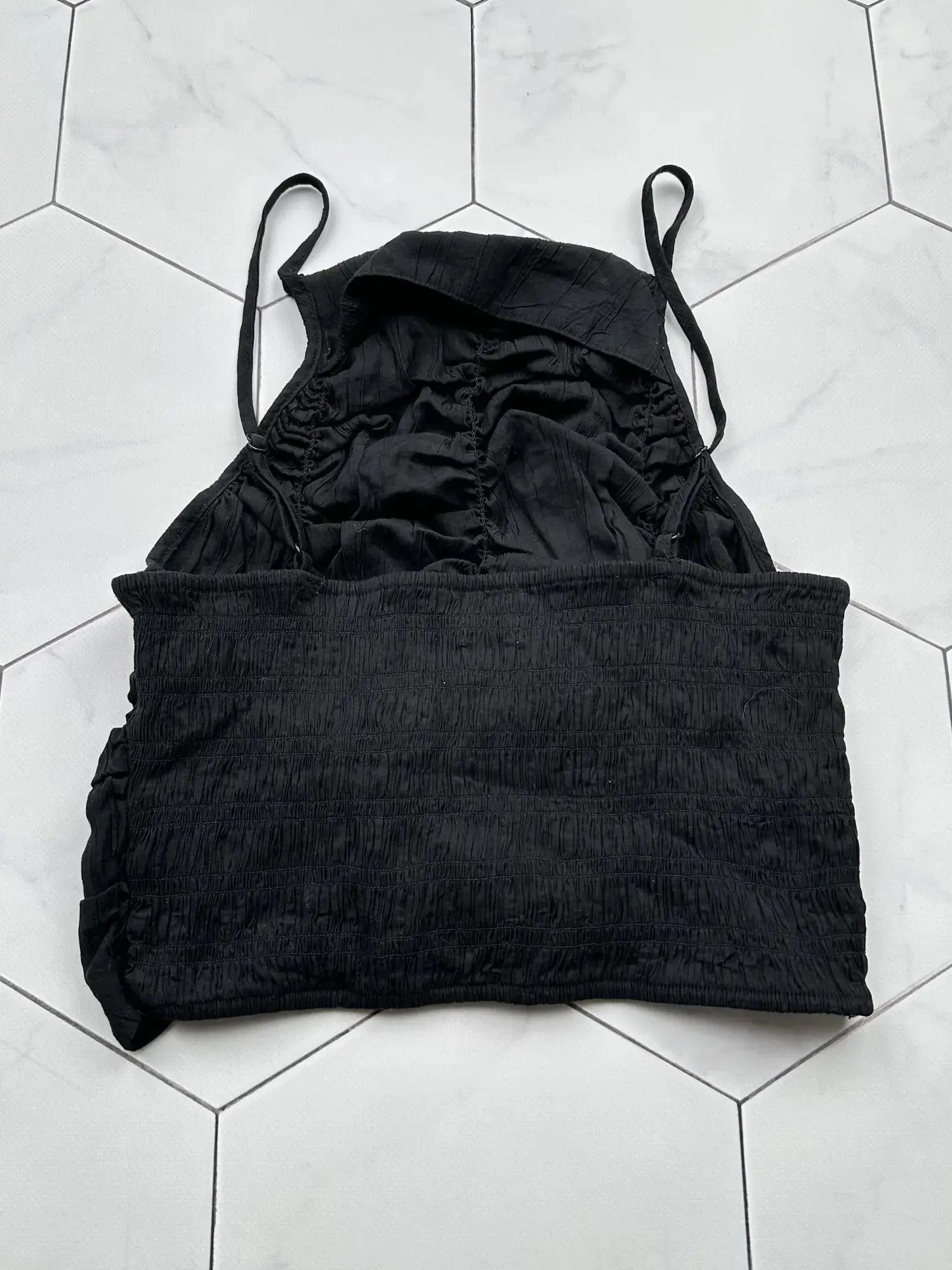Japanese Brand Vintage Amazing Cropped Tank Top D15E2 B4 Size XS / US 0-2 / IT 36-38 - 2 Thumbnail