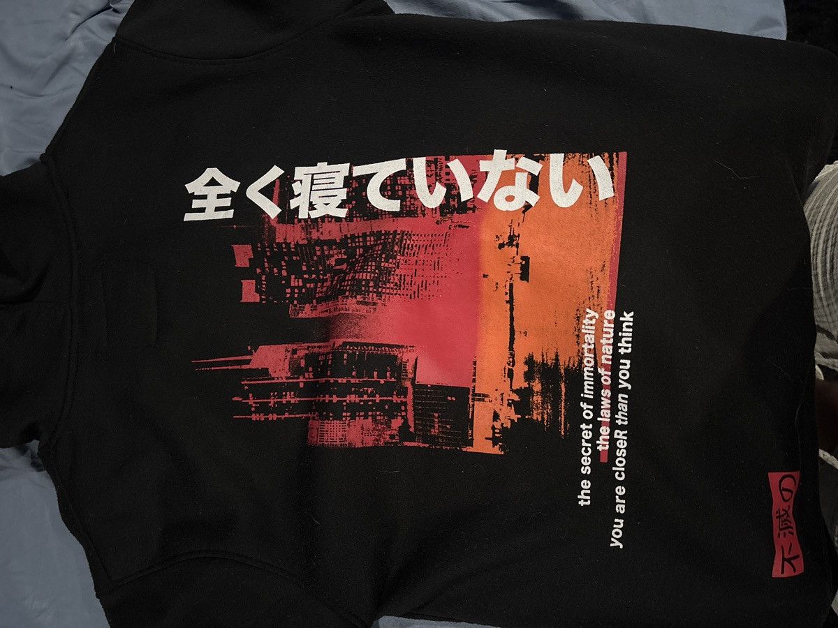 Other Japanese Graphic Skull Hoodie Black Vaporwave Streetwear Size US L / EU 52-54 / 3 - 2 Thumbnail