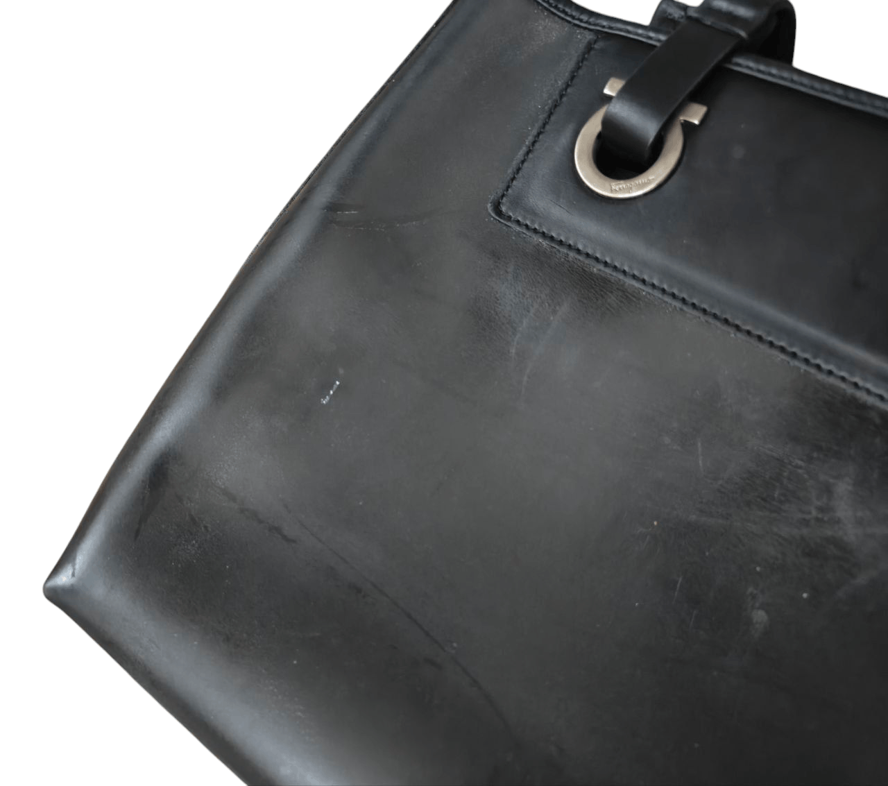 Salvatore Ferragamo Salvatore Ferragamo Black Gancini Handbag Size ONE SIZE - 19 Thumbnail