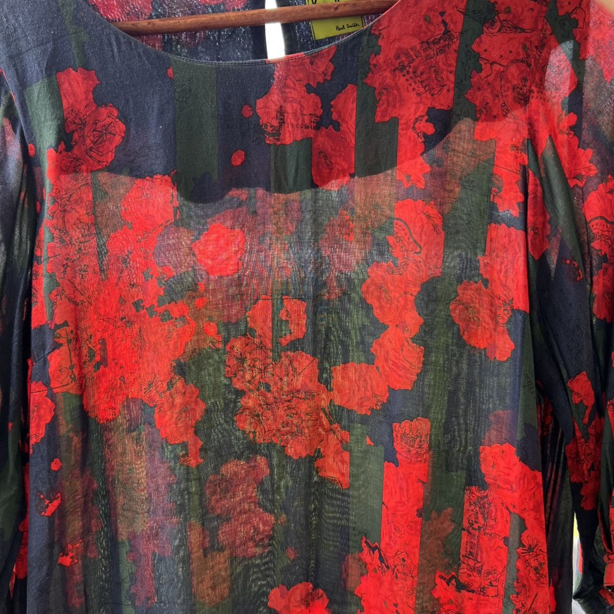 Paul Smith Paul Smith Rayon Semi See Through Rayon Blouse Size S / US 4 / IT 40 - 11 Thumbnail