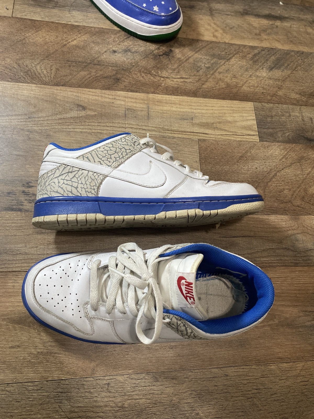 Nike Nike Dunk Low Jordan Pack “white cement” Size US 9.5 / EU 42-43 - 2 Thumbnail