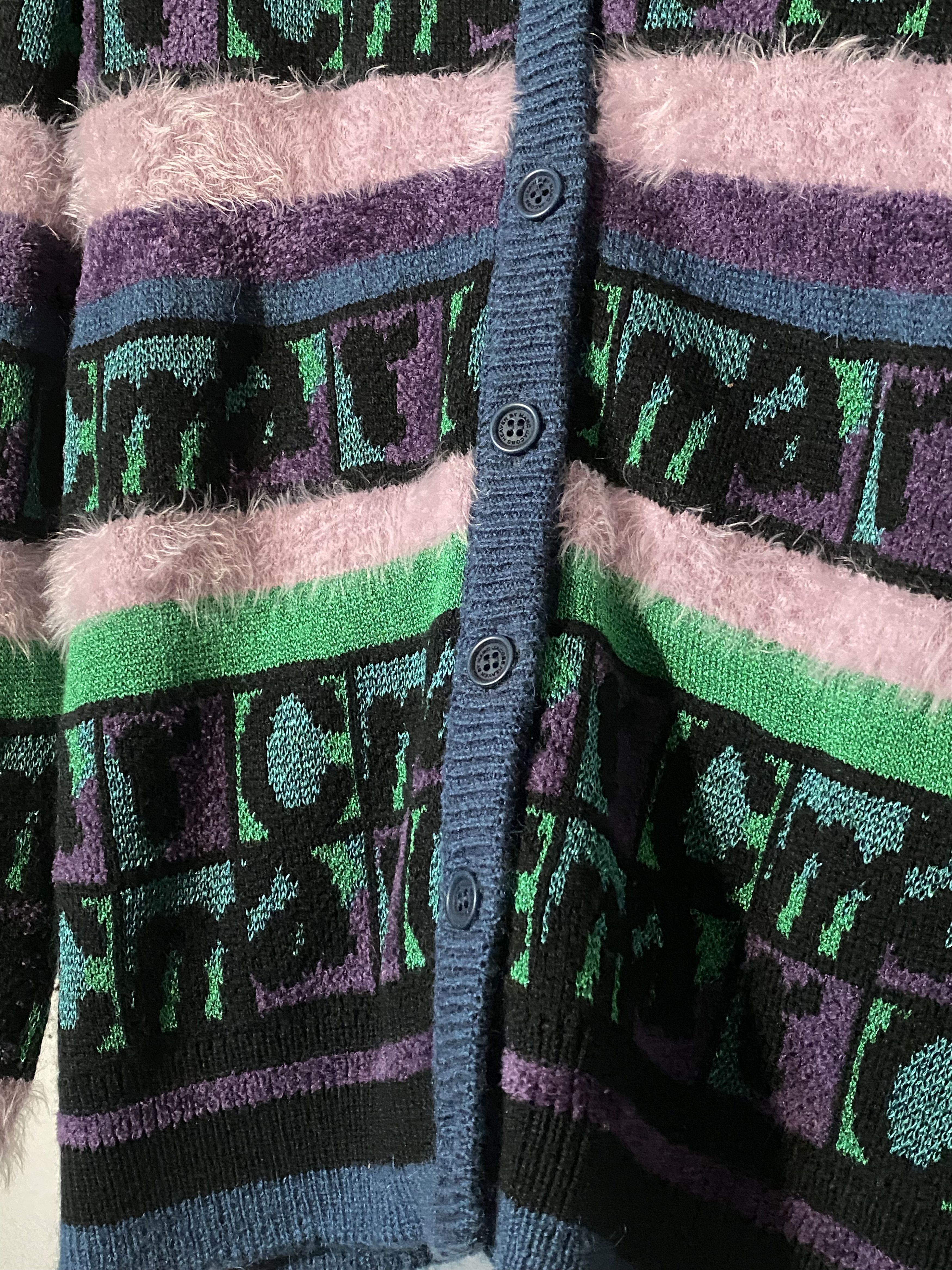 Rare Heavn by Marc Jacob’s Striped Colorful Sweater Cardigan, view 4