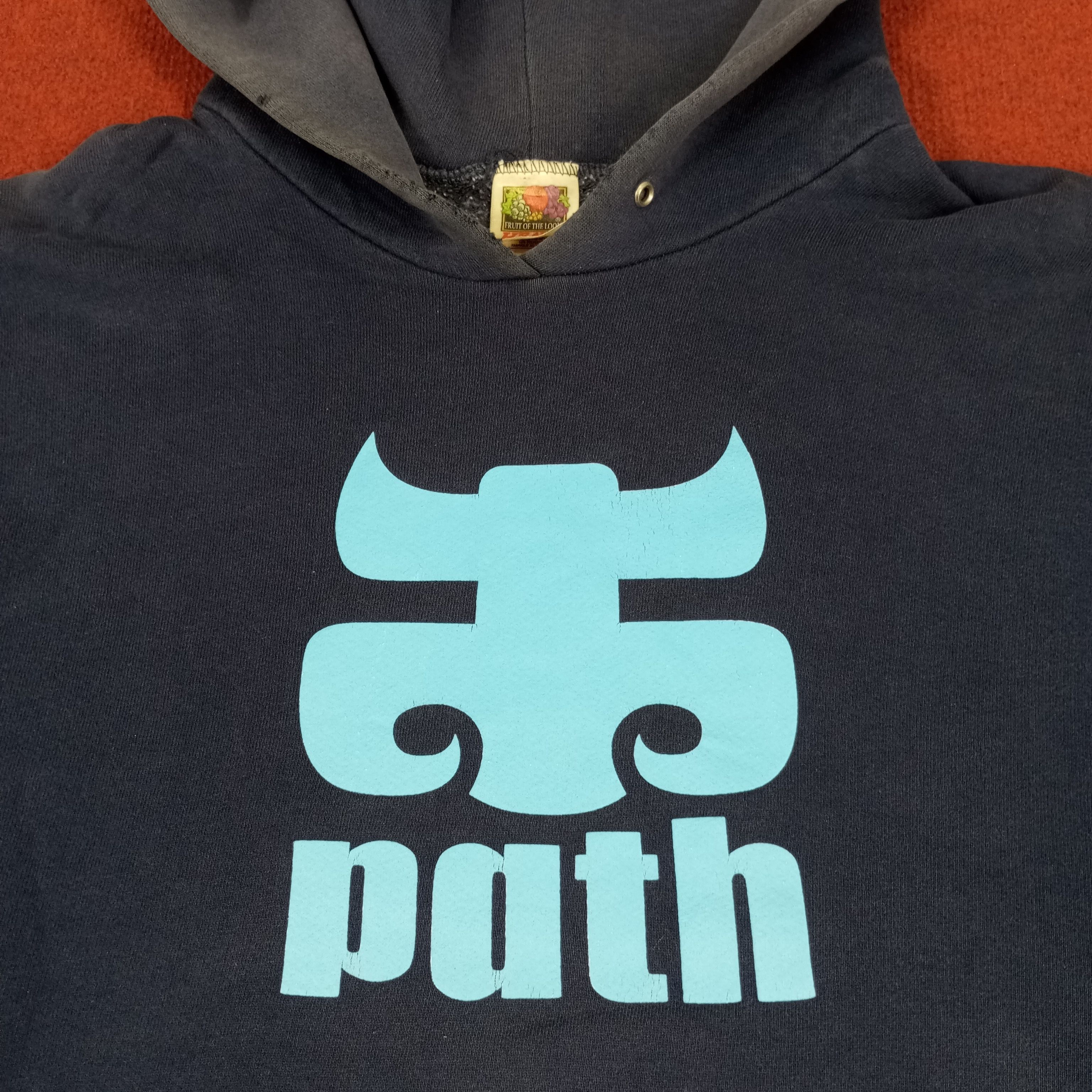 Vintage Path Streetwear Style Vintage Hoodies Size US L / EU 52-54 / 3 - 2 Thumbnail