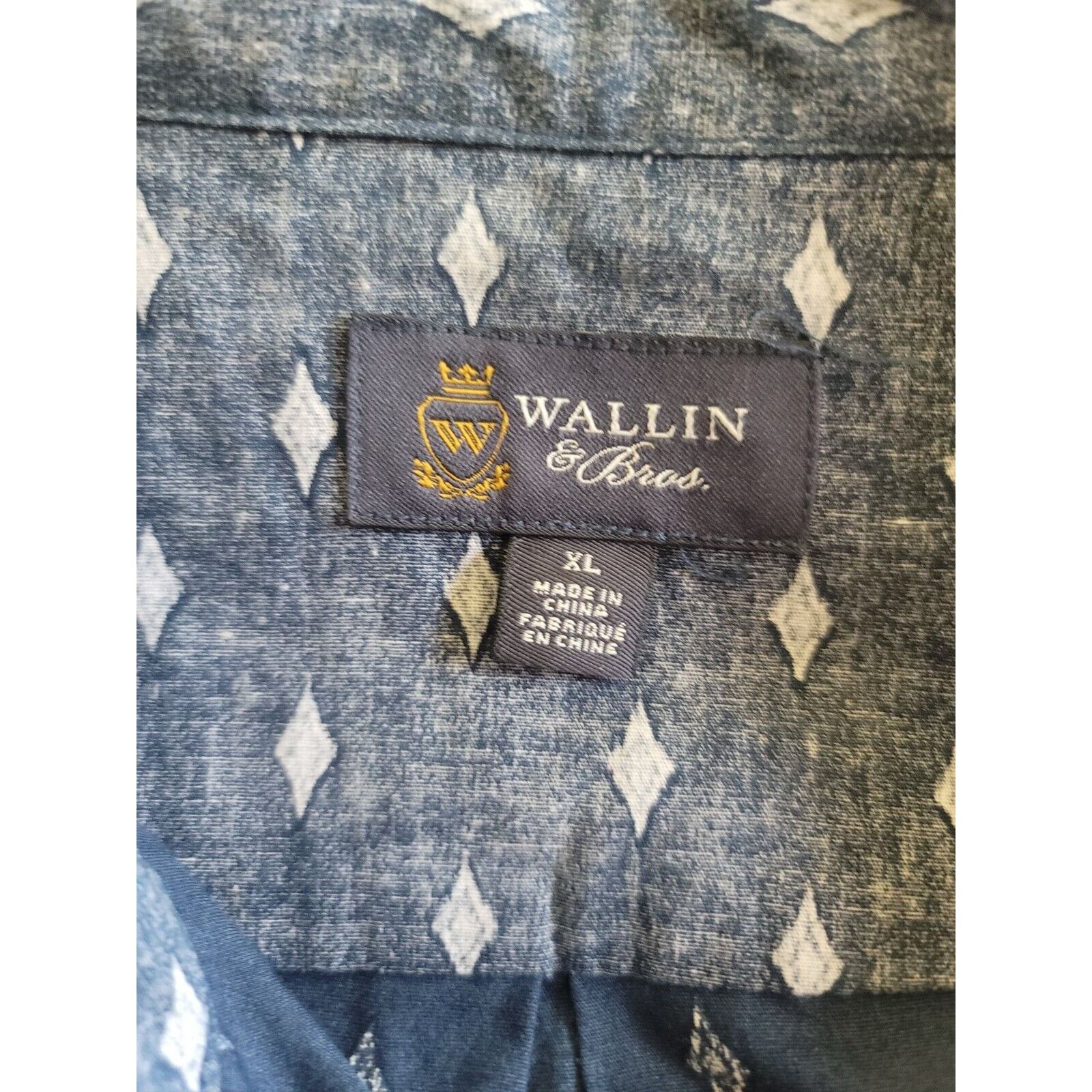 Wallin & Bros Wallin Brothers Button Down Mens XL Short Sleeve Shirt Size US XL / EU 56 / 4 - 3 Thumbnail