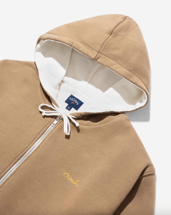 Noah Thermal Lined Zip-up Hoodie Tan 