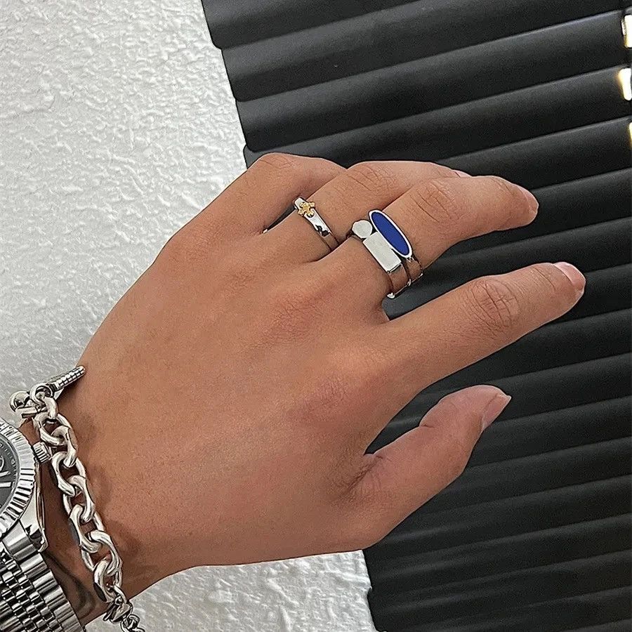 Other Retro punk titanium steel one ring Size ONE SIZE - 2 Thumbnail