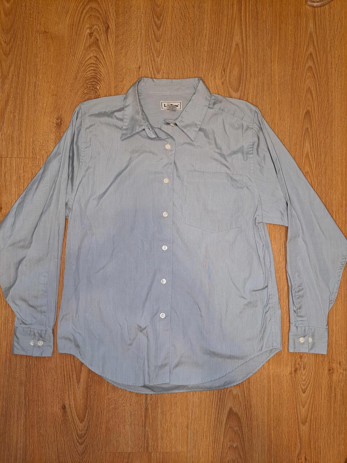 L.L. Bean LL Bean Dress Shirt Womens Medium Green Cotton Blend Size M / US 6-8 / IT 42-44 - 1 Thumbnail