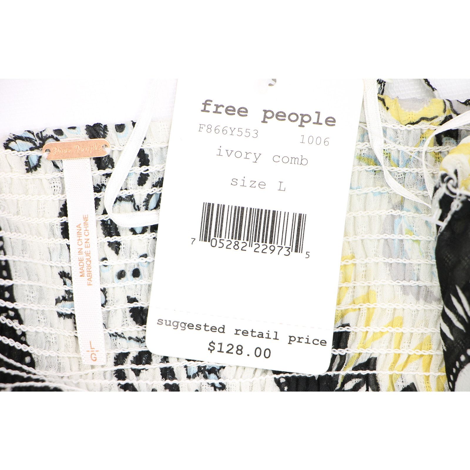Other Free People New Dress L NWT Street Chic Tactile Elegance Size L / US 10 / IT 46 - 7 Thumbnail