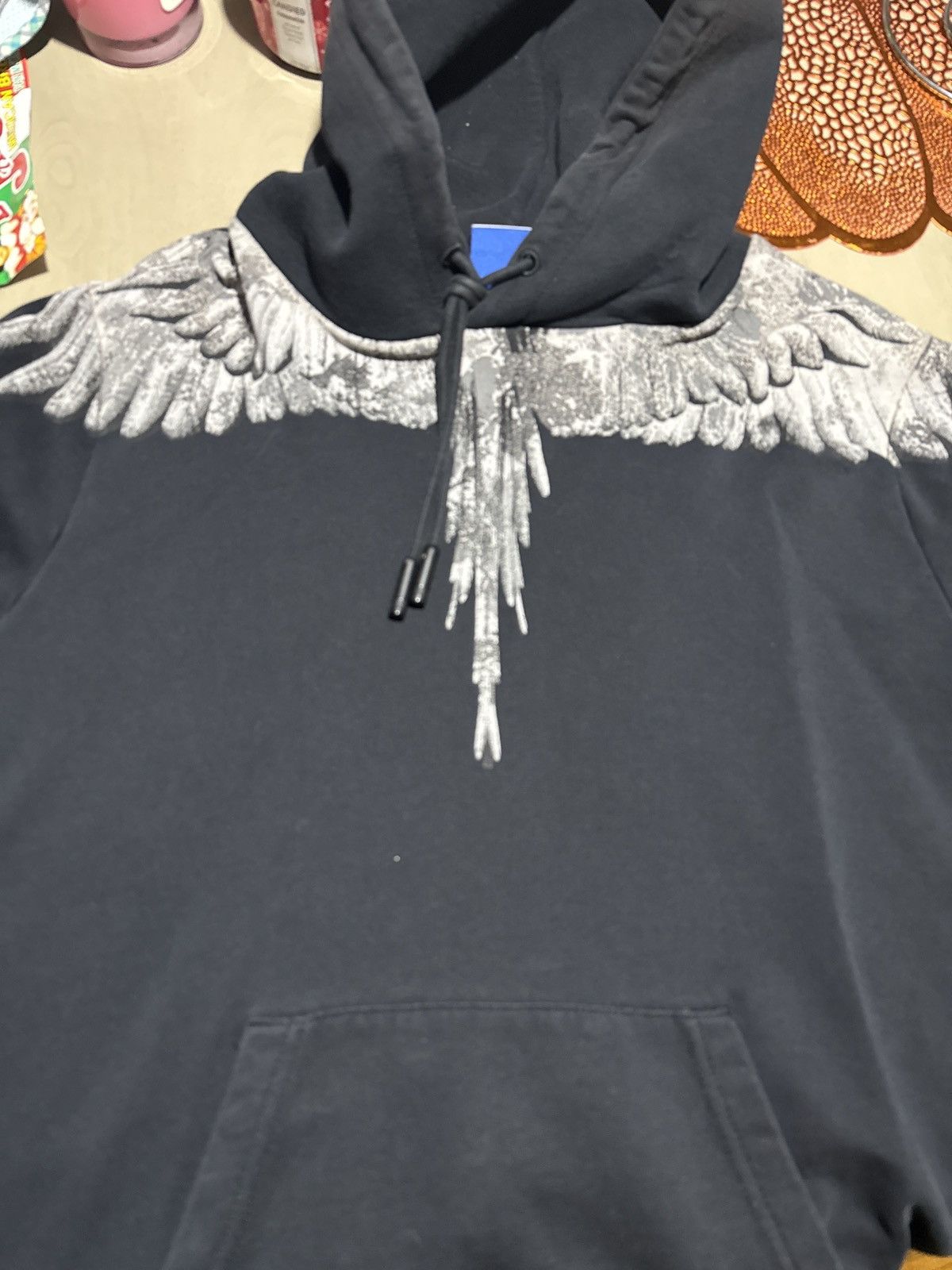 Marcelo Burlon Grey wings hoodie Size US S / EU 44-46 / 1 - 1 Thumbnail