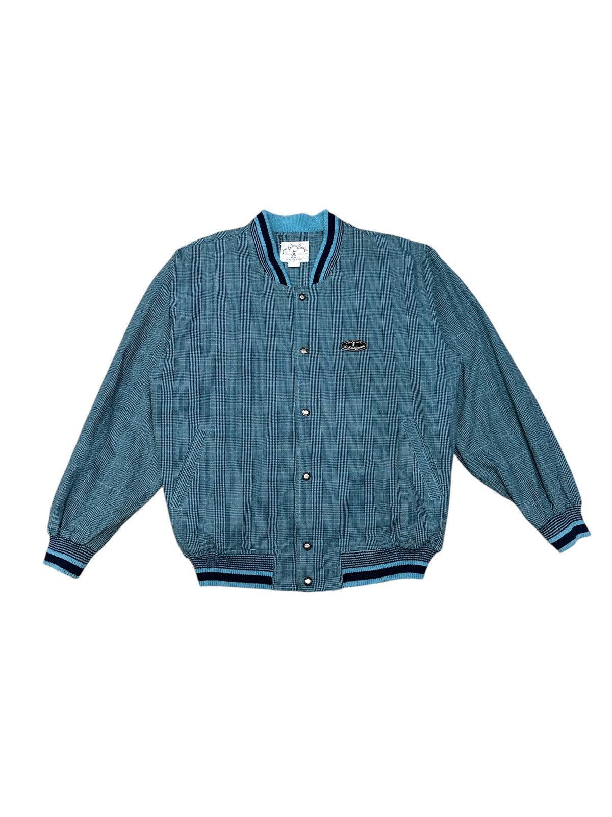 Yves Saint Laurent YVES SAINT LAURENT SPORTS WEAR HOUNDSTOOTH JACKET Size US XL / EU 56 / 4 - 1 Thumbnail
