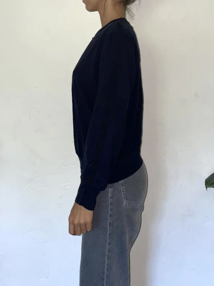 Dries Van Noten Dries Van Noten Navy Crewneck Pullover Size S / US 4 / IT 40 - 4 Thumbnail