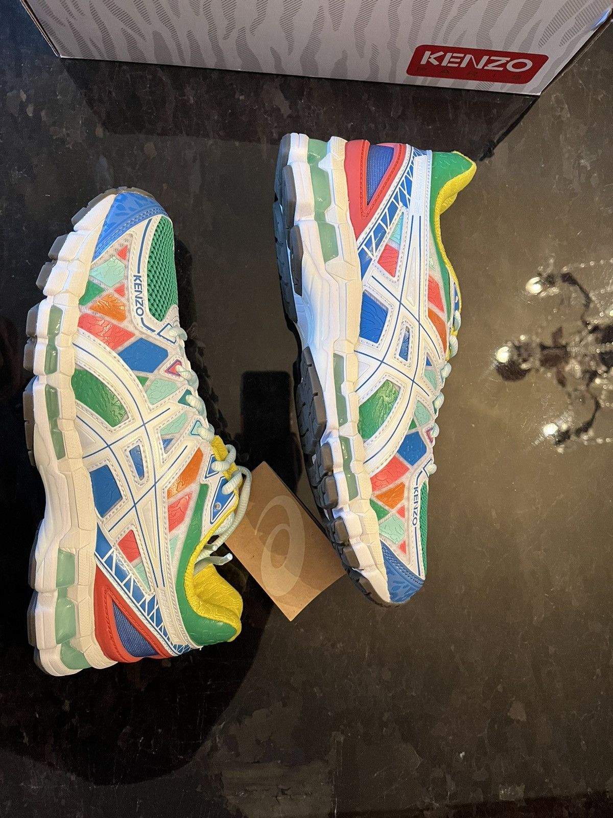 image of Asics x Kenzo Gel-Kayano 20 Kenzo Shoes in White, Men's (Size 7)