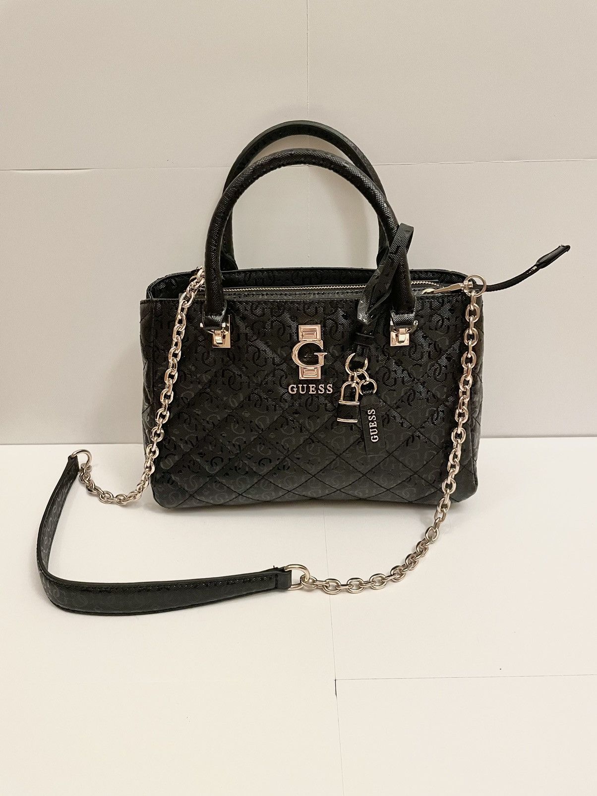 Guess GUESS Bessey Quitted Crossbody Satchel Size ONE SIZE - 1 Thumbnail