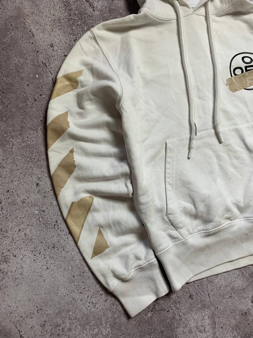 Off-White off white tape diag arrows hoodie Size US S / EU 44-46 / 1 - 3 Thumbnail