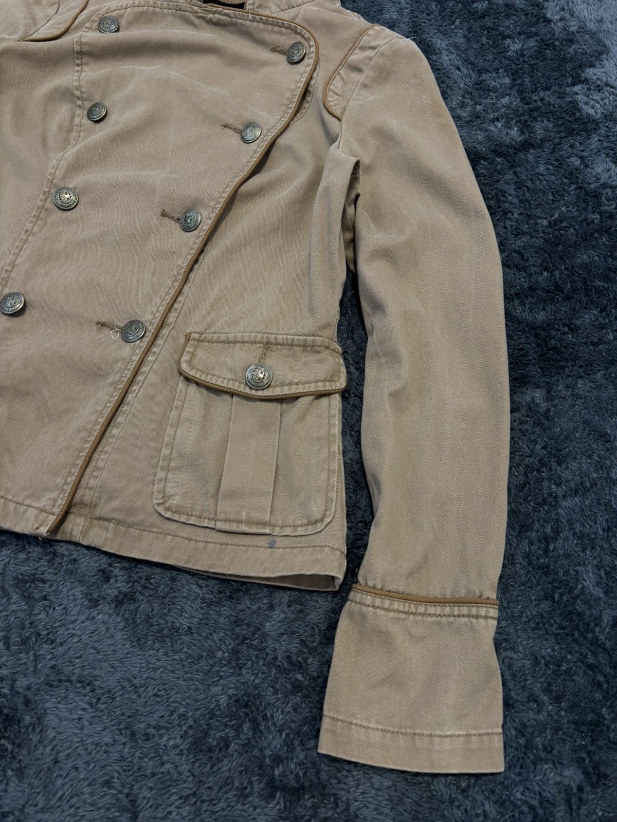 Hysteric Glamour × Undercover 00s Napoleon Military Jacket Coat YSL PPFM Balmain Vibe Size S / US 4 / IT 40 - 4 Thumbnail
