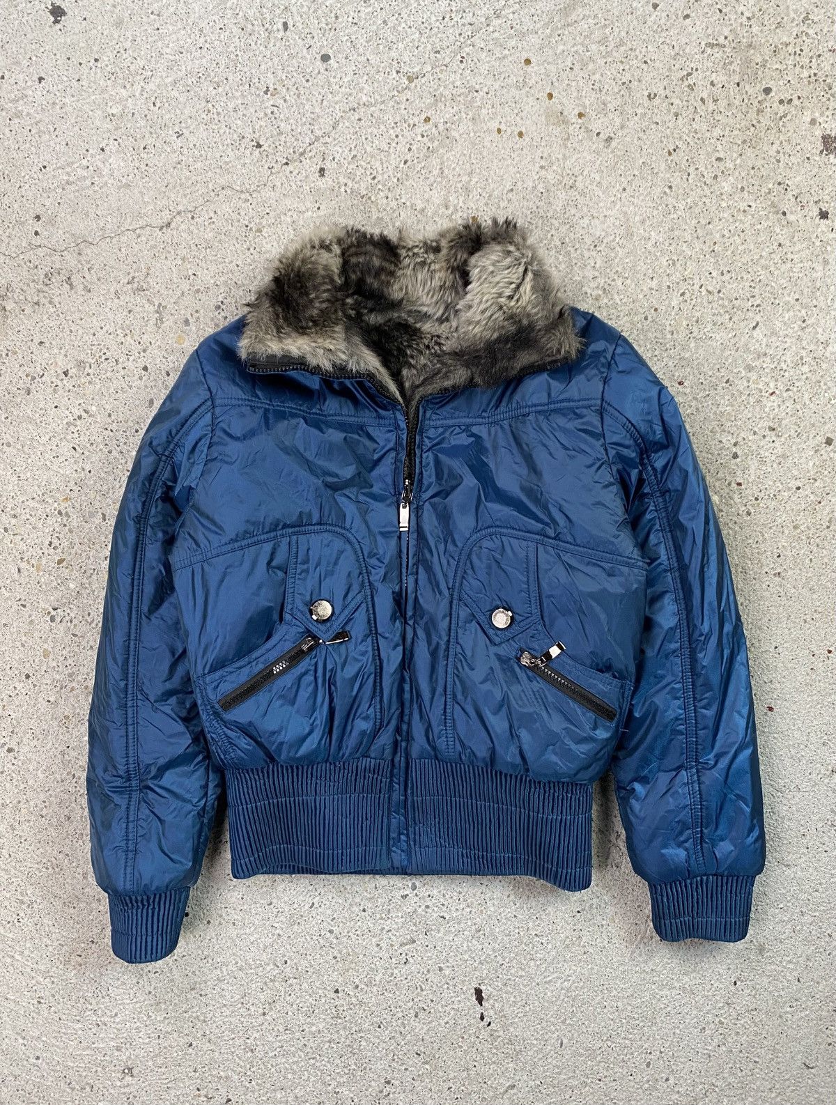 Japanese Brand Japan style bomber jacket faux fur hood vintage y2k Size S / US 4 / IT 40 - 3 Thumbnail