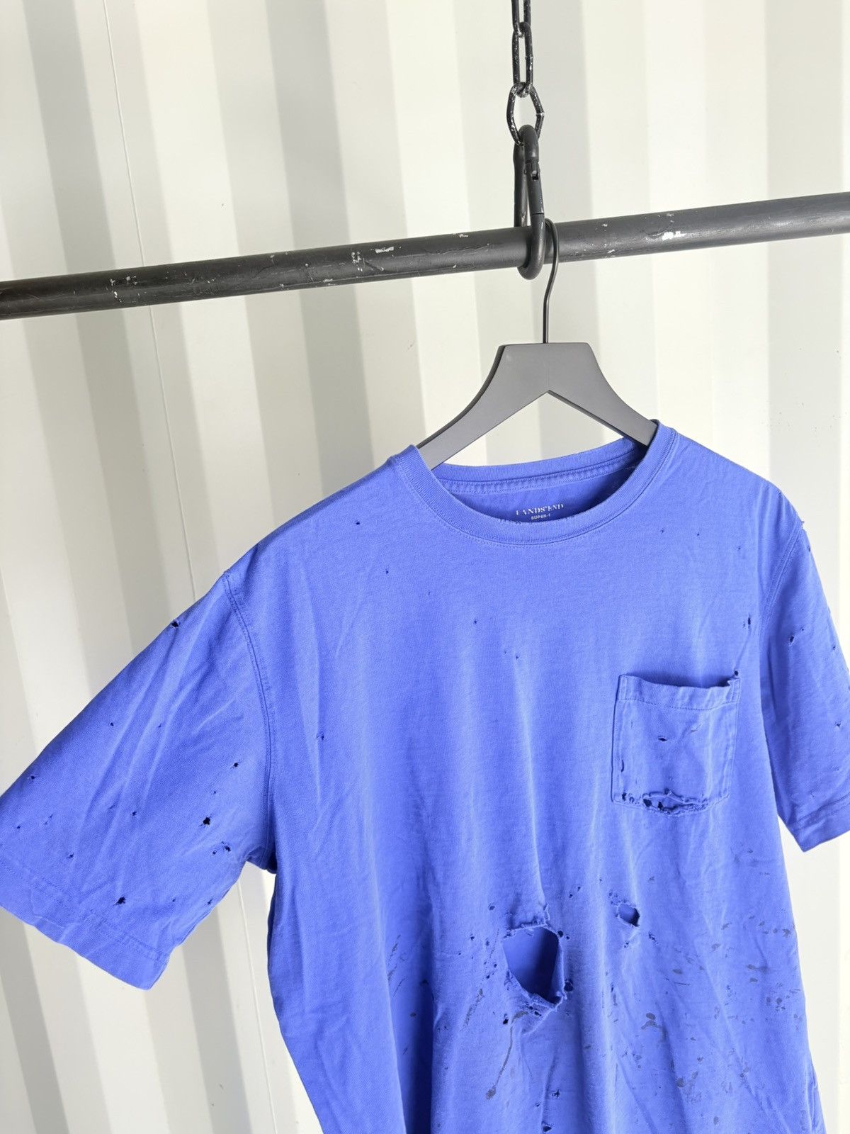Vintage Thrashed Sun Faded Tee Shirt Distressed ERD Grunge Size US L / EU 52-54 / 3 - 2 Thumbnail