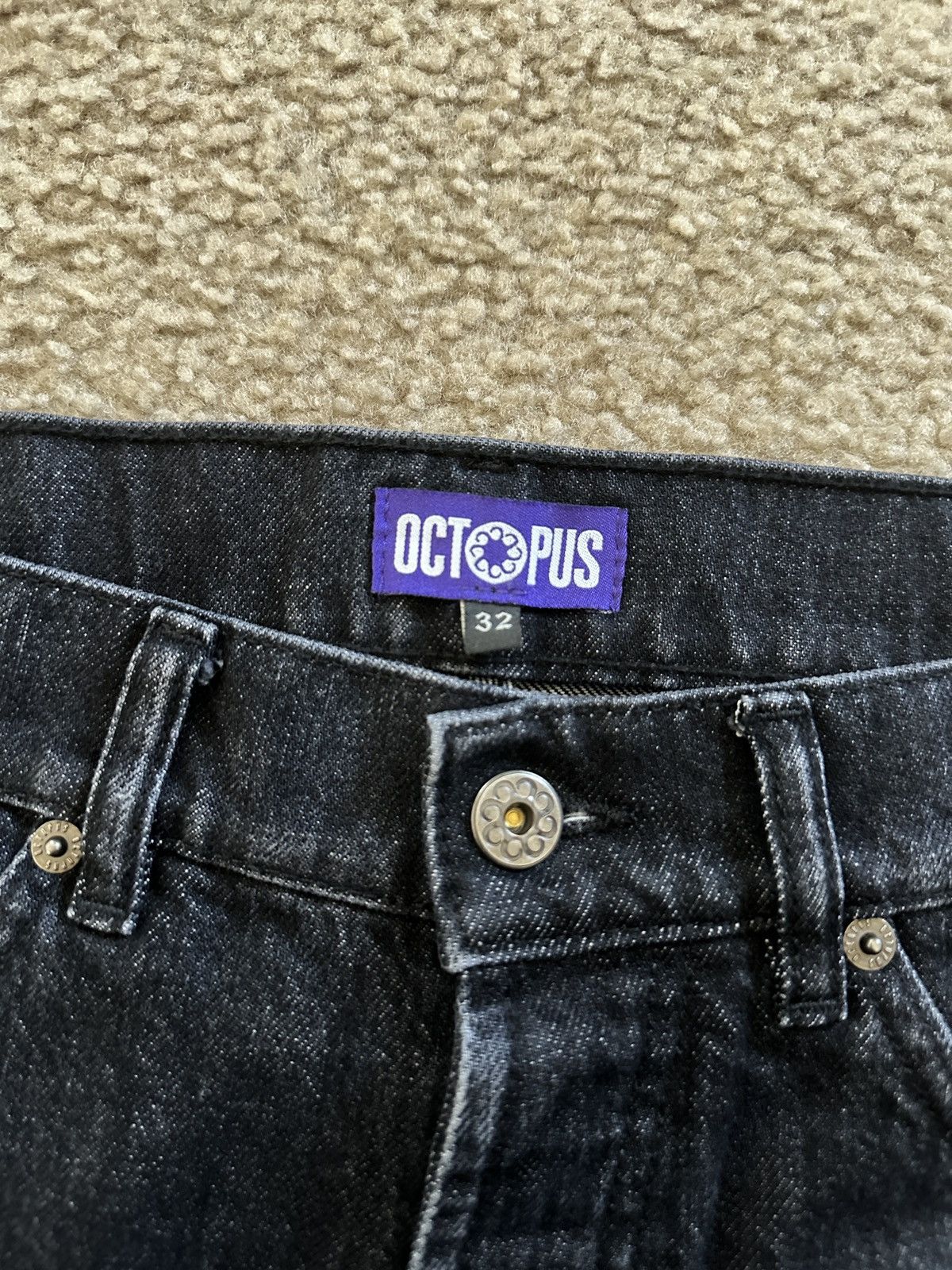 Octopus Octopus print relaxed baggy fit straight leg denim jeans 32 Size US 32 / EU 48 - 8 Thumbnail