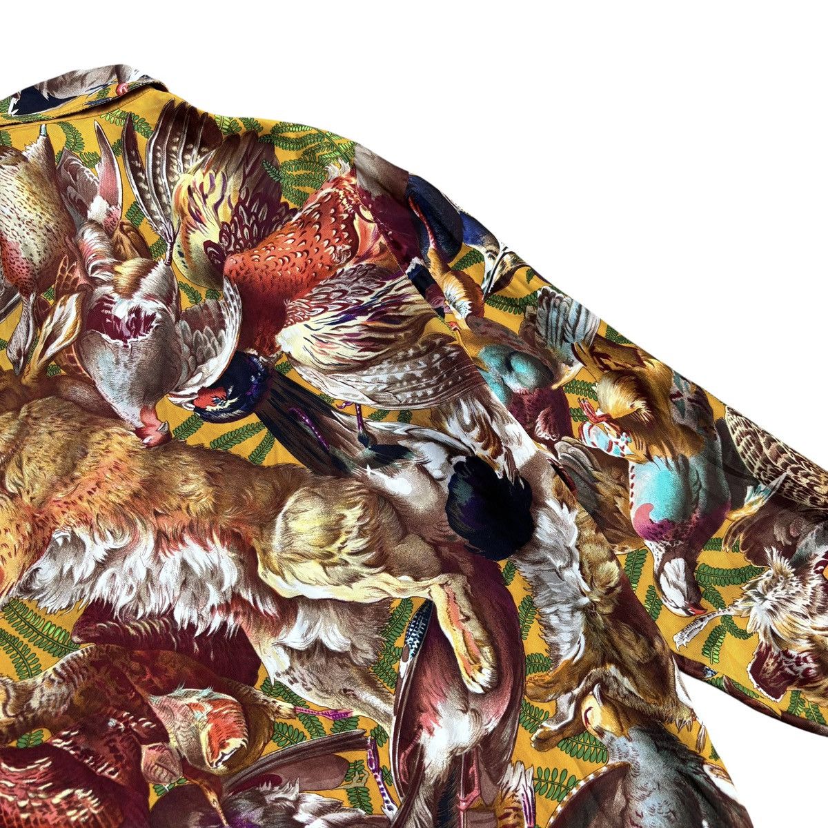 Hermes Vintage Hermes Henri de Linares Silk Shirt Size US M / EU 48-50 / 2 - 11 Thumbnail