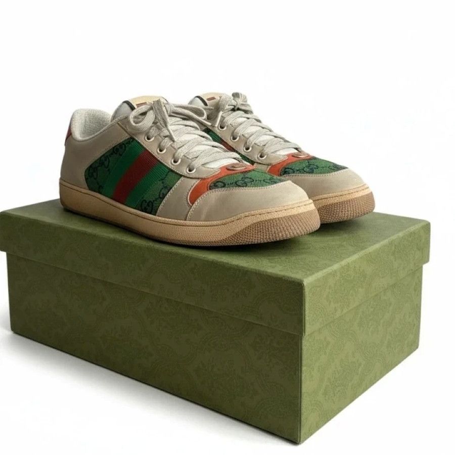 Gucci Gucci Low-Top Tennis Sneakers, US 11.5 / EU 45, GG Monogram Size US 11.5 / EU 44-45 - 1 Thumbnail