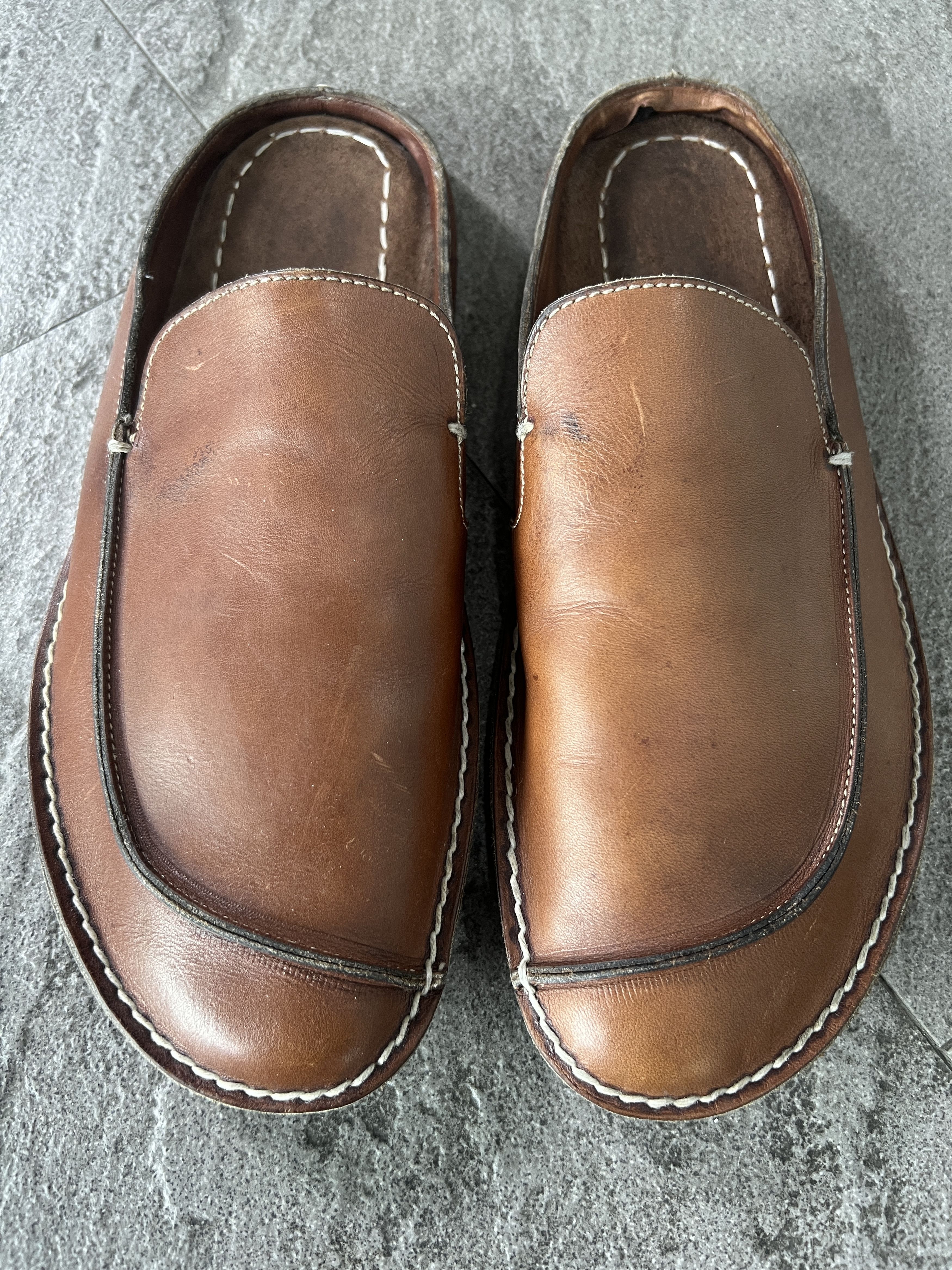 Jil Sander Jil Sander Brown Leather Slip On Loafers Size 7 Size US 7 / EU 40 - 4 Thumbnail