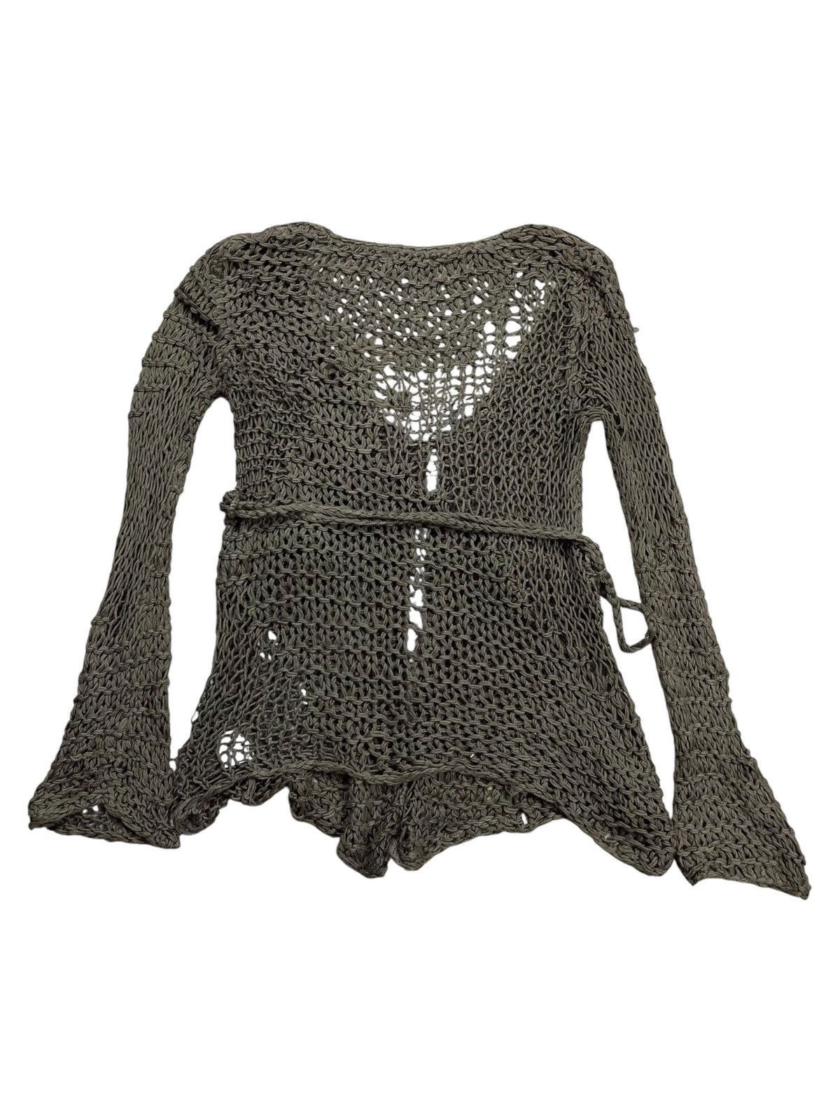 If Six Was Nine 2000s GOA - Knitted Fish Net Top Size US M / EU 48-50 / 2 - 3 Thumbnail