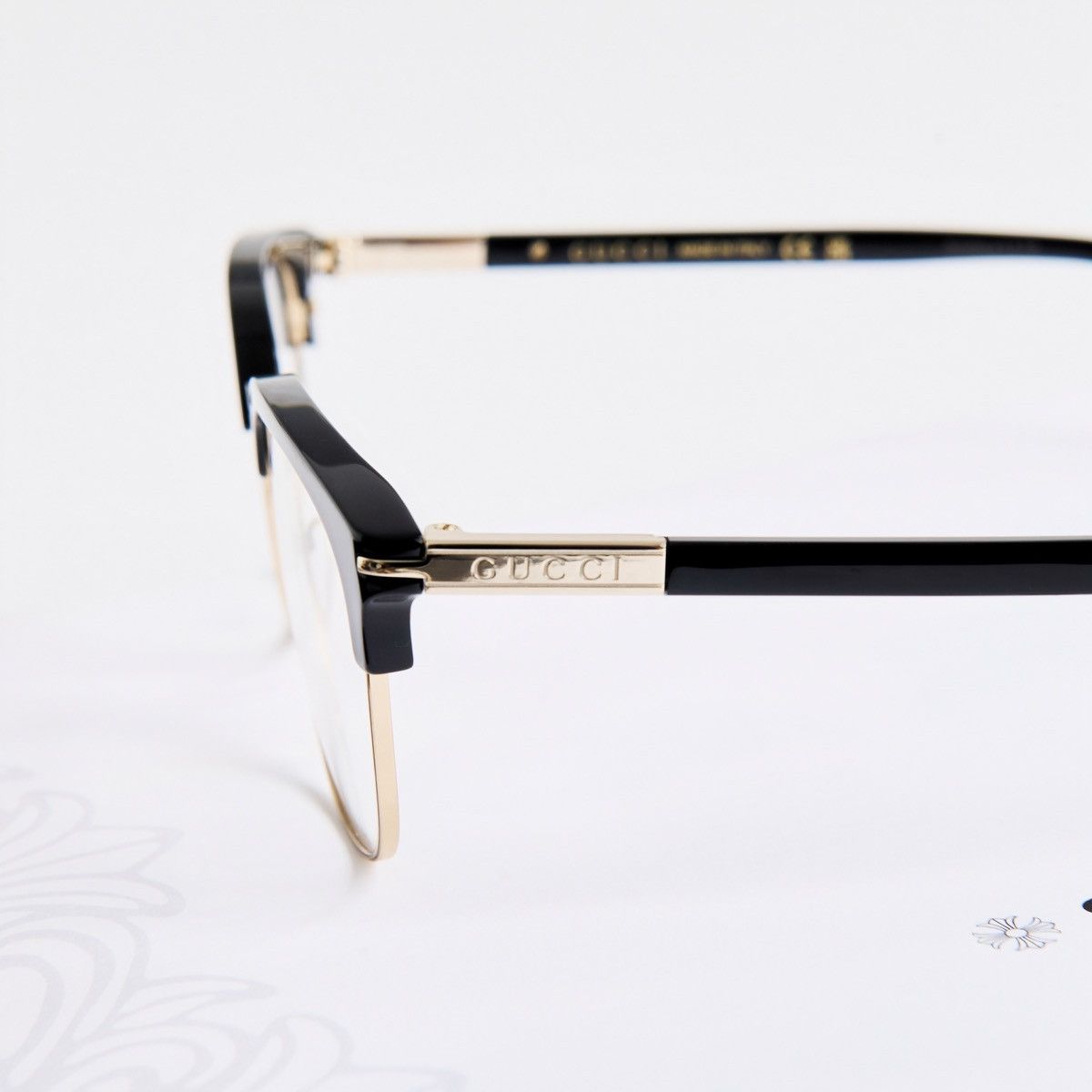 Gucci GUCCI GG1901OA 001 GLASSES Size ONE SIZE - 4 Thumbnail