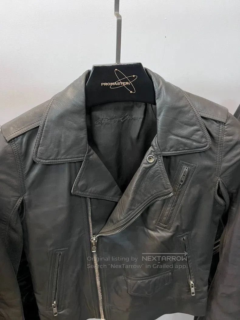 Rick Owens Rick Owens Leather Biker Jacket for Women. Size US L / EU 52-54 / 3 - 3 Thumbnail