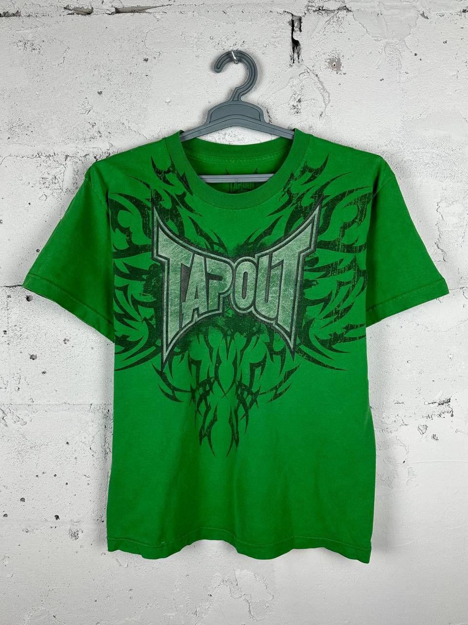 Tapout × Vintage Crazy Y2K Tapout MMA UFC MPS t shirt Cross Wings Size US M / EU 48-50 / 2 - 1 Thumbnail