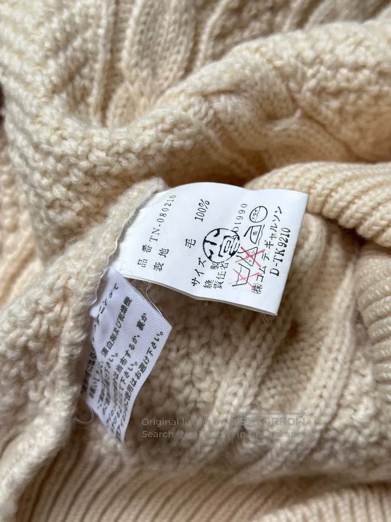 Comme des Garcons Comme Des Garcons Cable-knit wool sweater Size S / US 4 / IT 40 - 3 Thumbnail