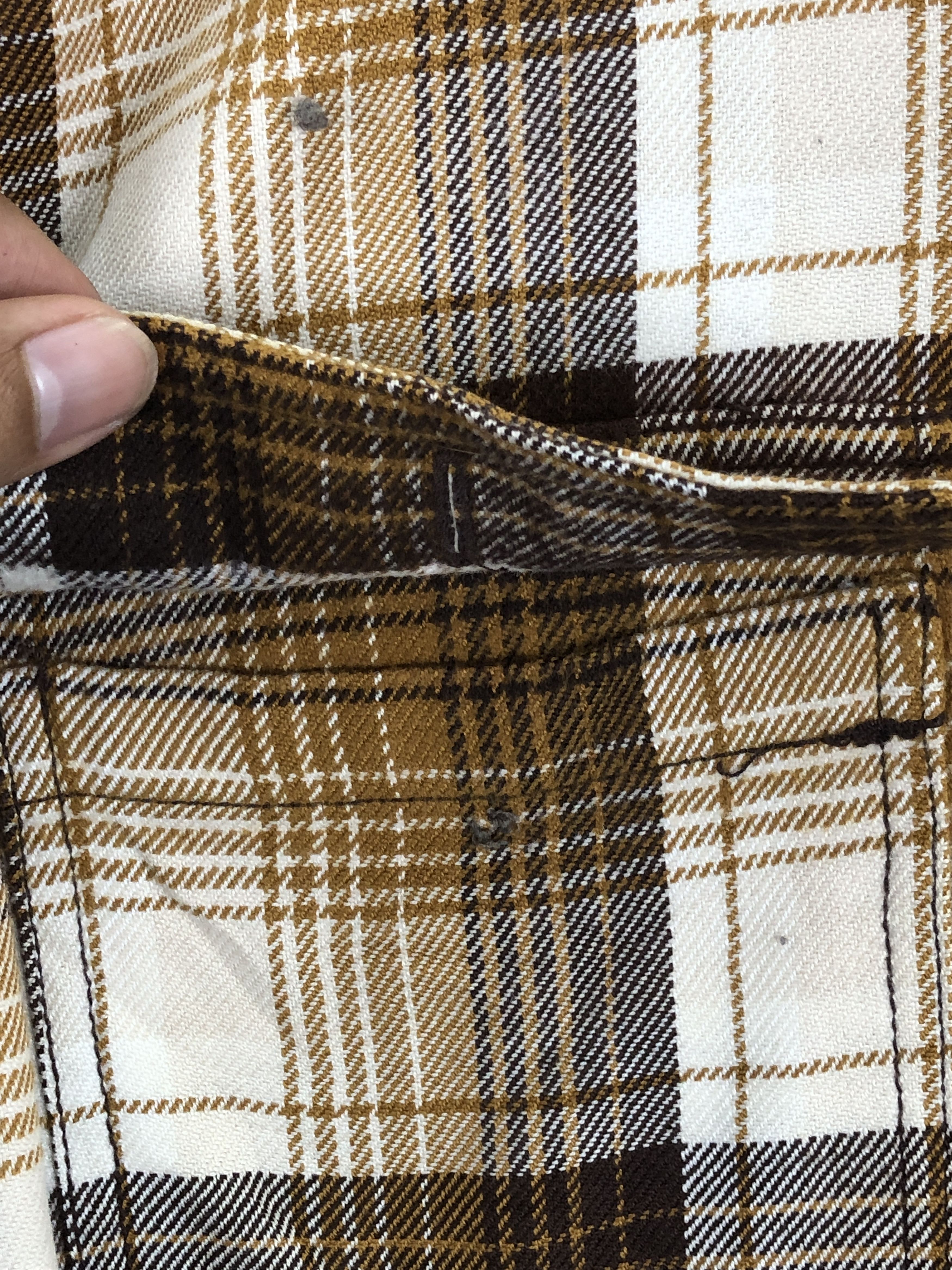 Japanese Brand × Vintage Vintage 80s Japanese Brand Shadow Plaid Flannel Jacket J1694 Size US L / EU 52-54 / 3 - 8 Thumbnail