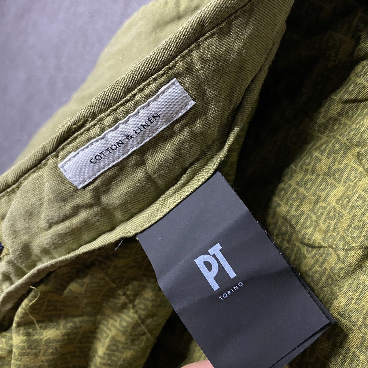PT Torino PT Torino Slim-fit cotton and linen pants Size US 32 / EU 48 - 7 Thumbnail