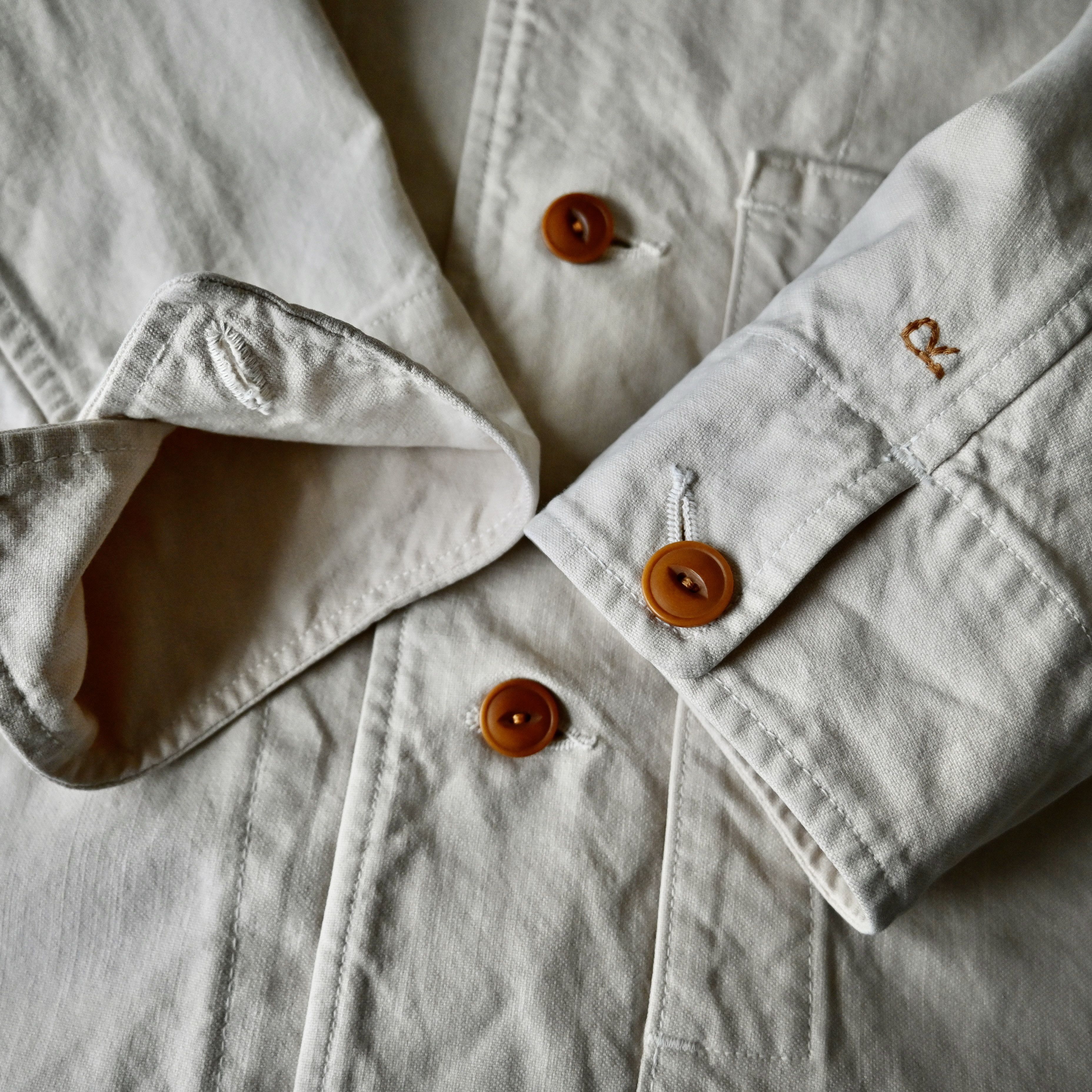 45rpm 45rpm light canvas field coat, cream, made in Japan Size US M / EU 48-50 / 2 - 14 Thumbnail