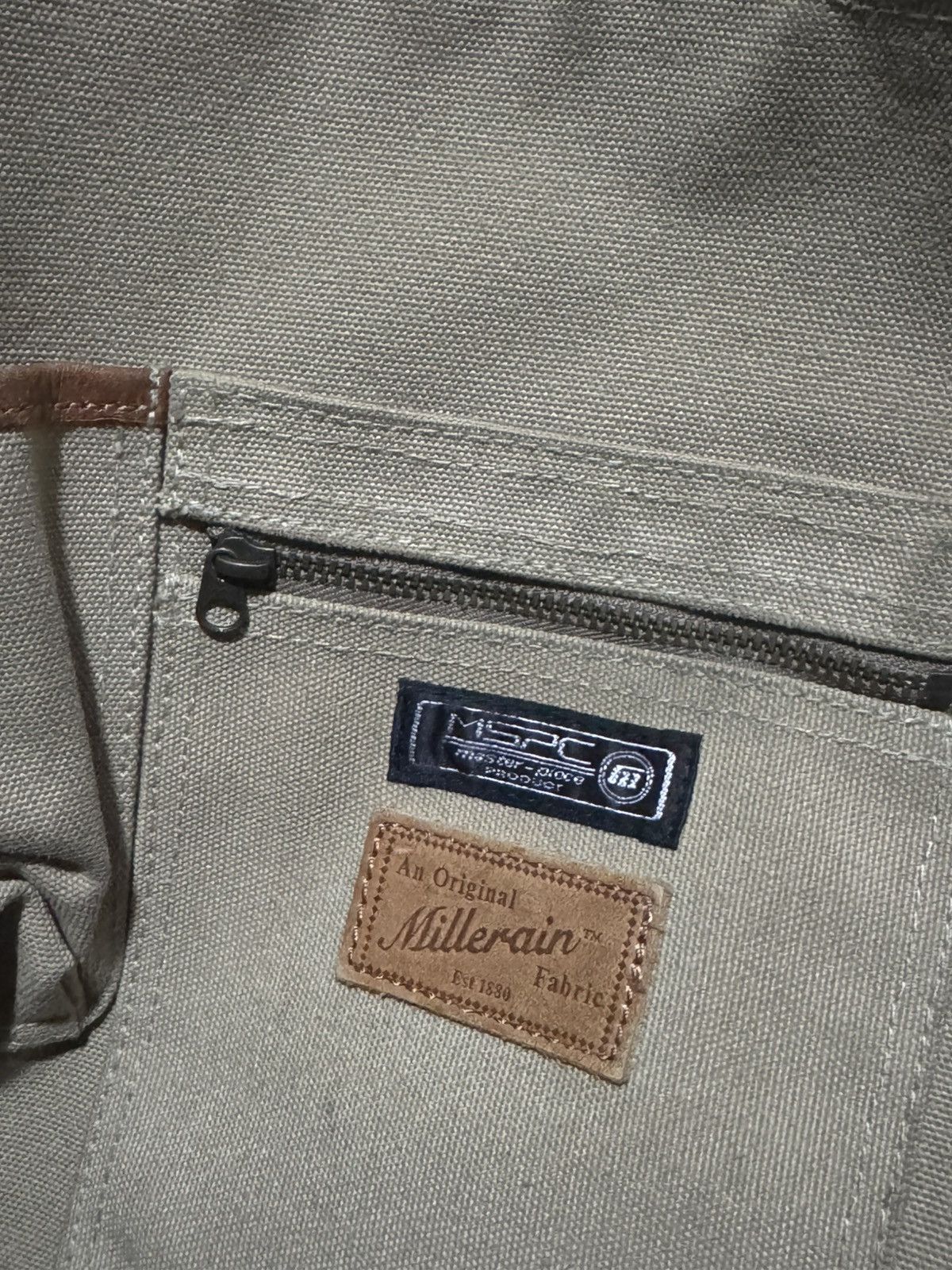 Japanese Brand × MasterPiece AW 18-20 MSPC x Real Camo Medium Luxury Leather Tote Bag Size ONE SIZE - 12 Thumbnail
