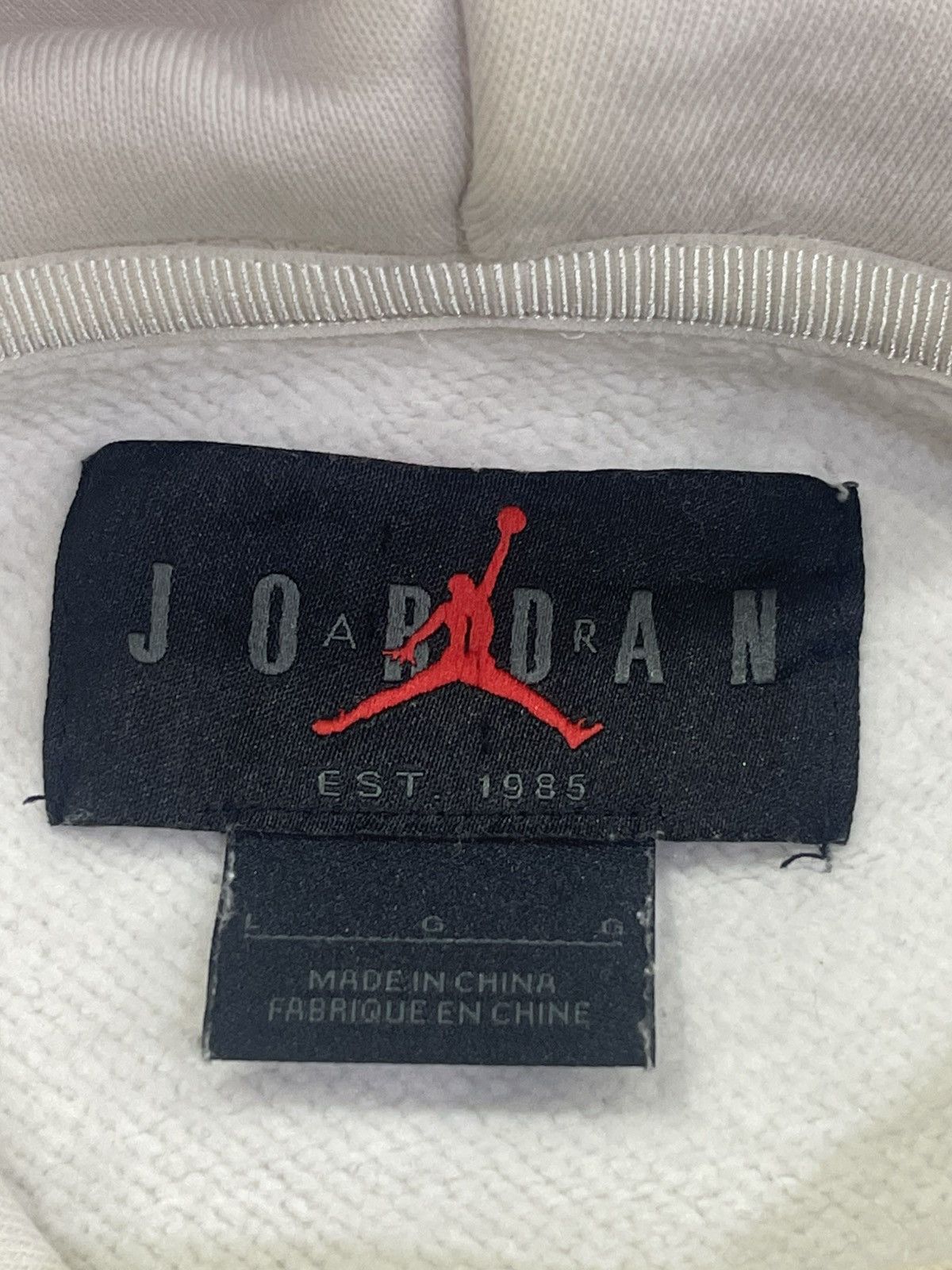 Nike × Off-White Jordan x Off White Hoodie Size US L / EU 52-54 / 3 - 4 Thumbnail