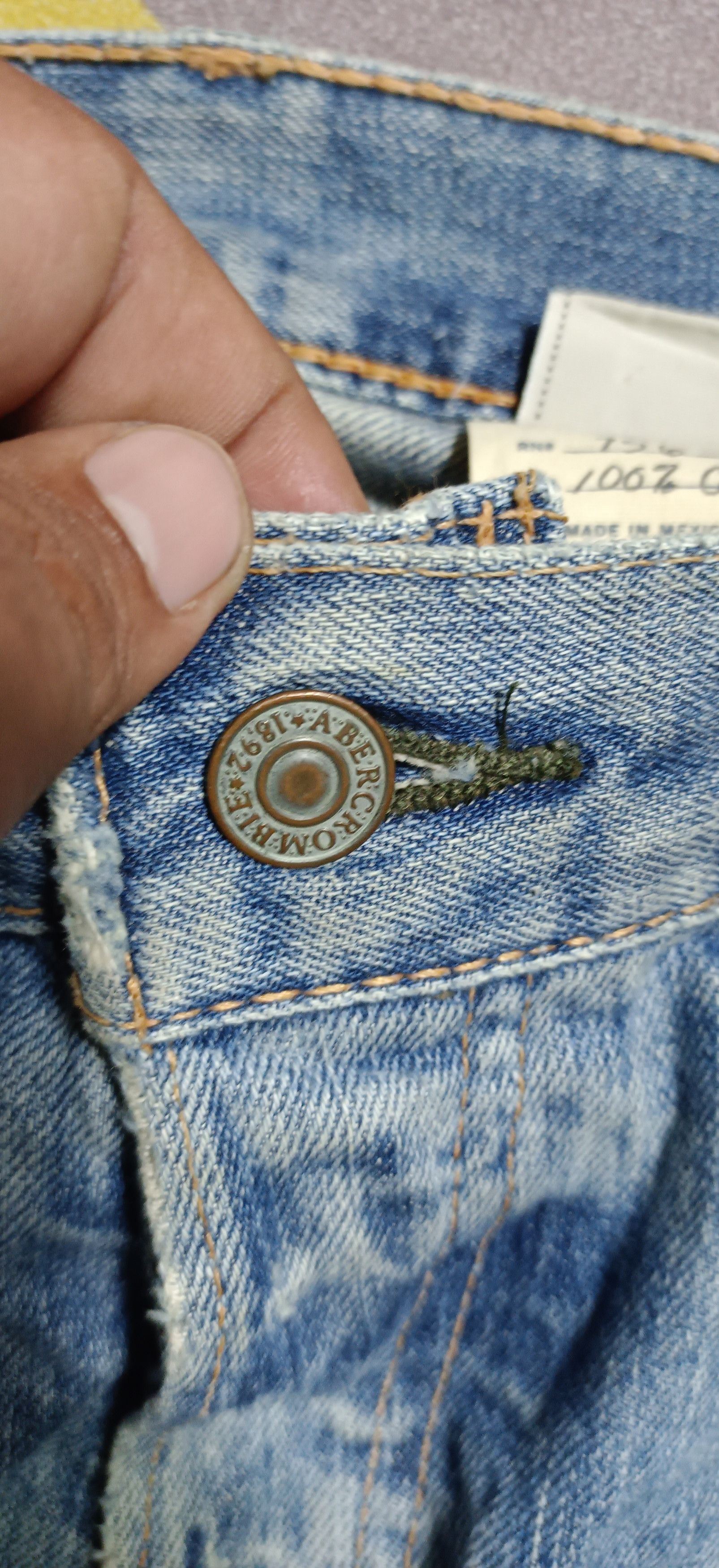 Abercrombie & Fitch × If Six Was Nine × Japanese Brand Extra Heavy Ounce Abercrombie Fitch 5 pocket Size US 34 / EU 50 - 12 Thumbnail