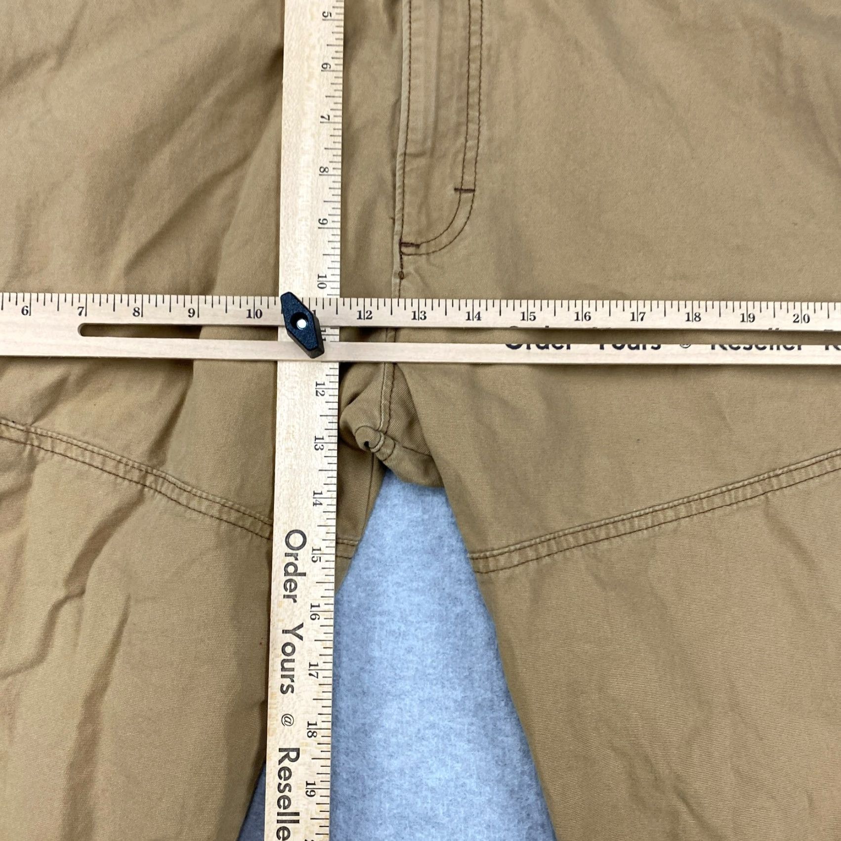 Wrangler Wrangler ATG Pants Mens 40 Tan Canvas Stretch Straight 5-Pocket Utility Belt Loops Zipper Regular Fit Size US 40 / EU 56 - 5 Thumbnail