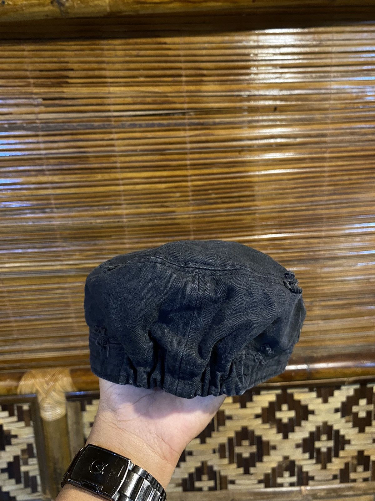 Japanese Brand × Vintage 2000s cadet hat distressed blink punk y2k style Size ONE SIZE - 3 Thumbnail