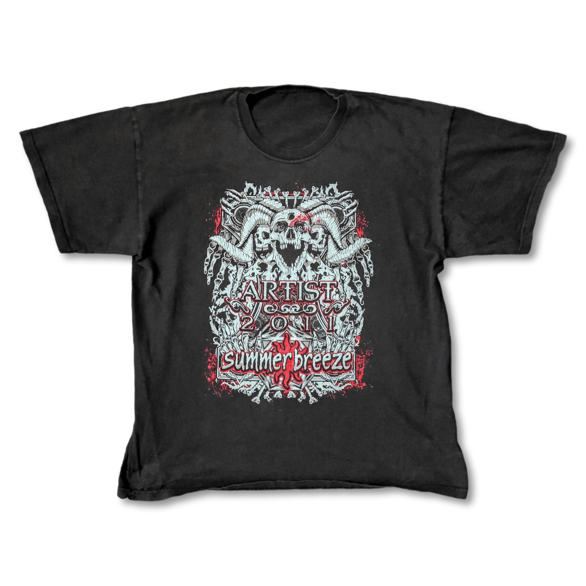 Band Tees Summer Breeze 2011 17-20 August Artist T-Shirt Heavy Metal Size US L / EU 52-54 / 3 - 2 Thumbnail